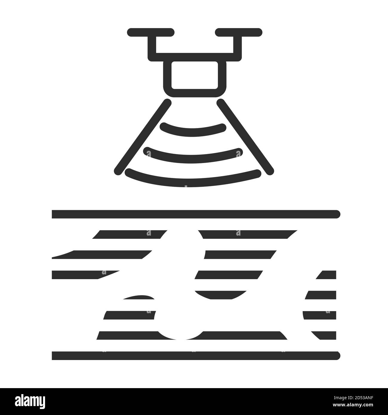 I dati da un drone circa le zone umide sono. Che monitorano terra agricola di condizione Illustrazione Vettoriale