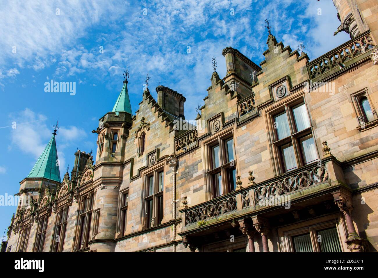 Rathaus City Chambers a Dunfermline Schottland Foto Stock