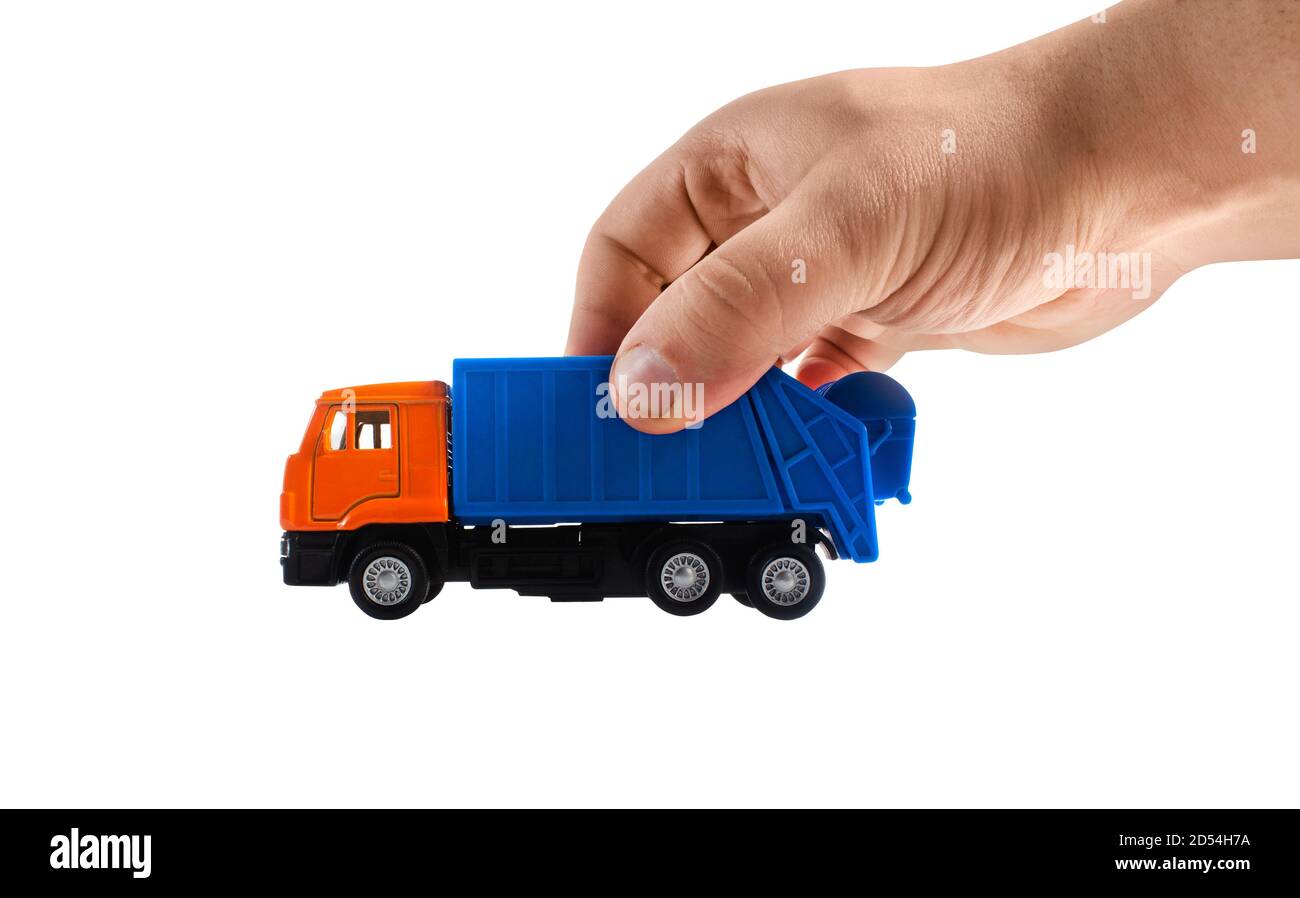 Toy garbage truck immagini e fotografie stock ad alta risoluzione - Alamy