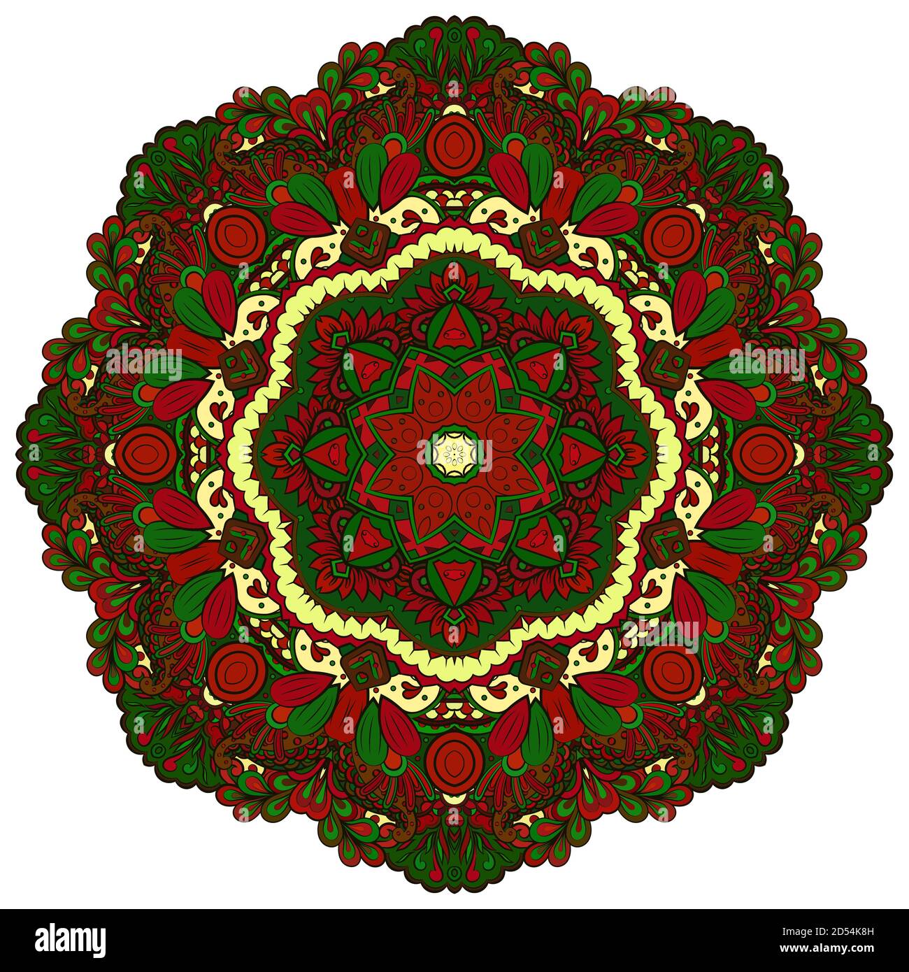 Mandala, ruota tracheata design mehndi Illustrazione Vettoriale Mandala, ruota tracheata design mehndi Illustrazione Vettoriale