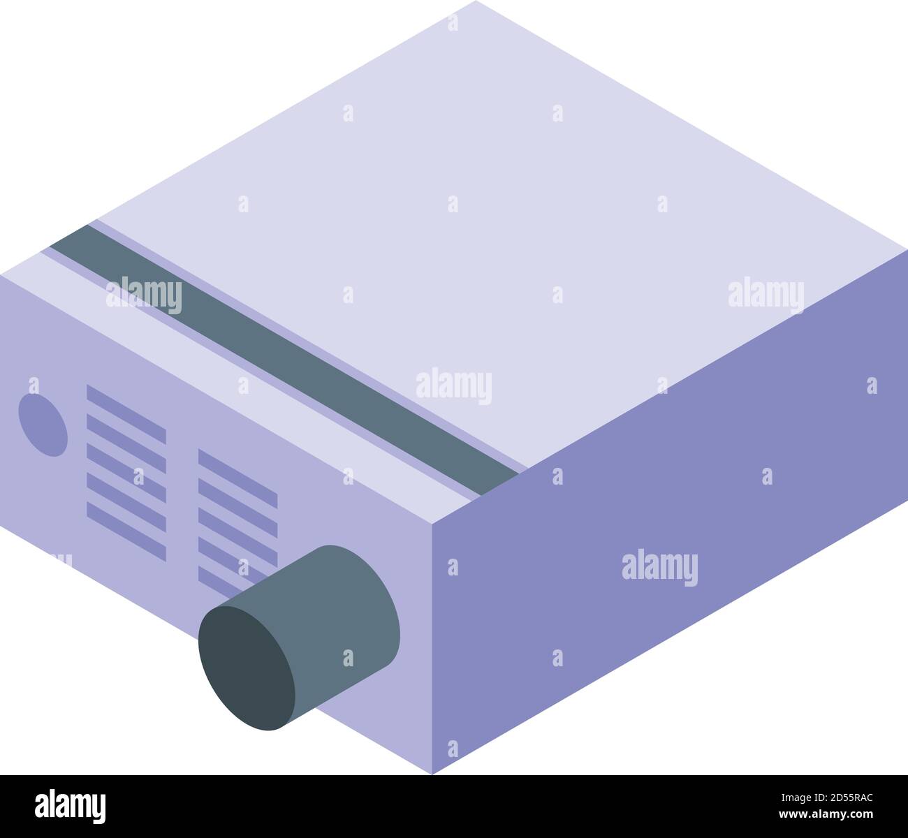 Icona della scatola del regolatore di tensione, stile isometrico Illustrazione Vettoriale