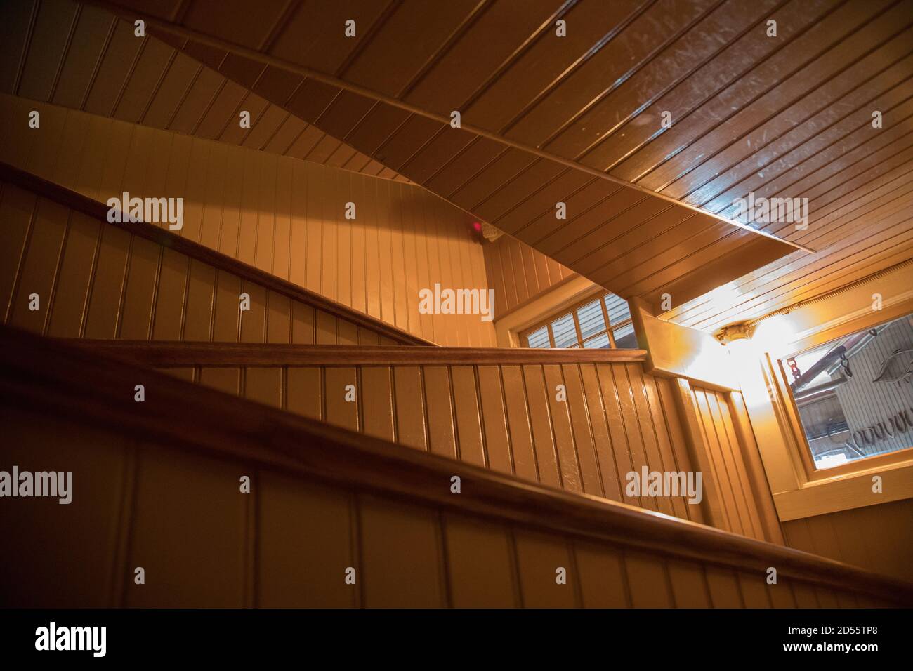 Foto interne della Winchester Mystery House a San Jose California Foto Stock