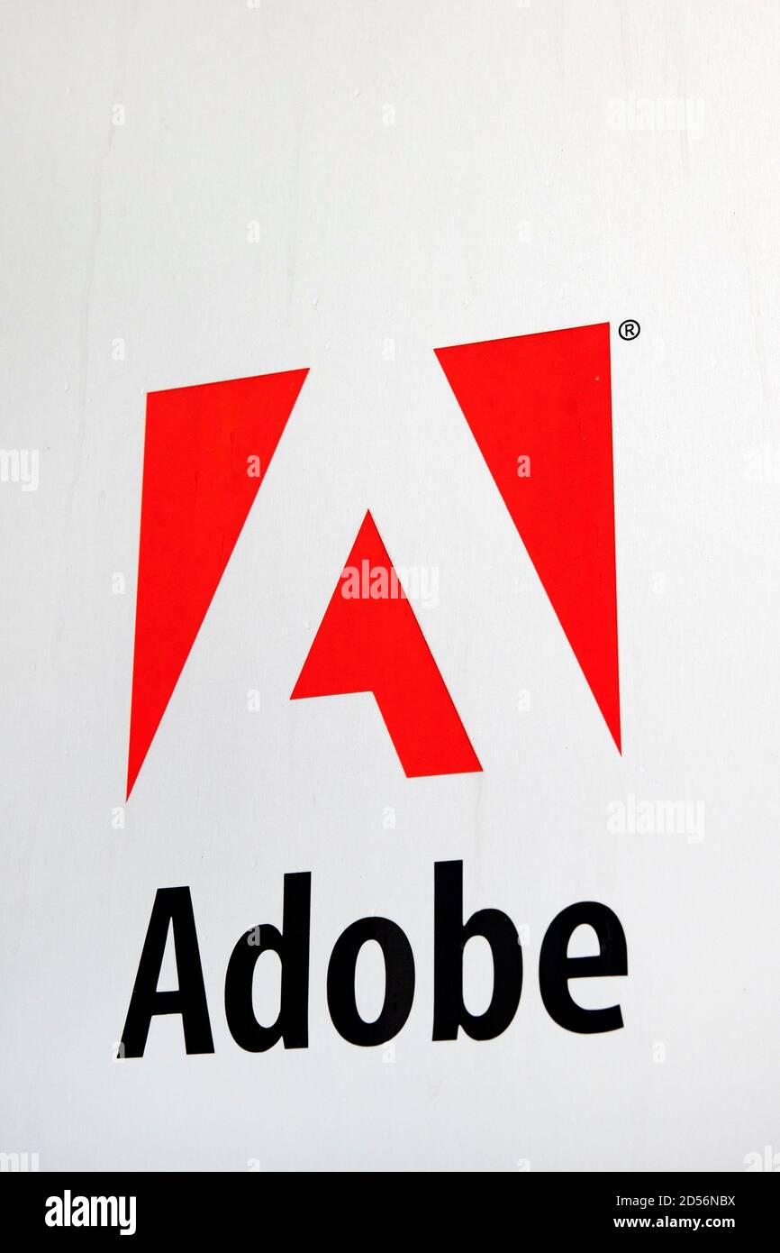 Monaco, Germania. 11 Ott 2020. Adobe, un'azienda statunitense che produce programmi software per la progettazione di supporti in particolare. (Immagine simbolo, foto tema) Monaco di Baviera, 11.10.2020 | utilizzo nel mondo Credit: dpa/Alamy Live News Foto Stock