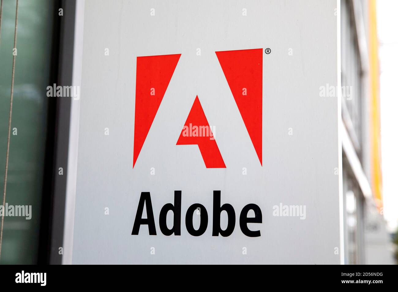 Monaco, Germania. 11 Ott 2020. Adobe, un'azienda statunitense che produce programmi software per la progettazione di supporti in particolare. (Immagine simbolo, foto tema) Monaco di Baviera, 11.10.2020 | utilizzo nel mondo Credit: dpa/Alamy Live News Foto Stock