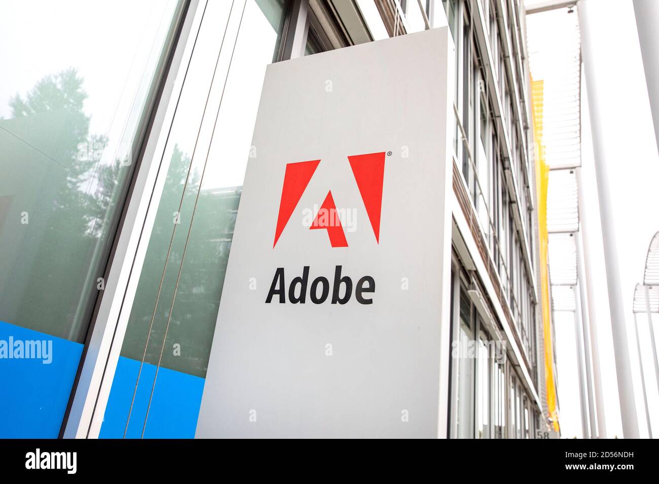 Monaco, Germania. 11 Ott 2020. Adobe, un'azienda statunitense che produce programmi software per la progettazione di supporti in particolare. (Immagine simbolo, foto tema) Monaco di Baviera, 11.10.2020 | utilizzo nel mondo Credit: dpa/Alamy Live News Foto Stock