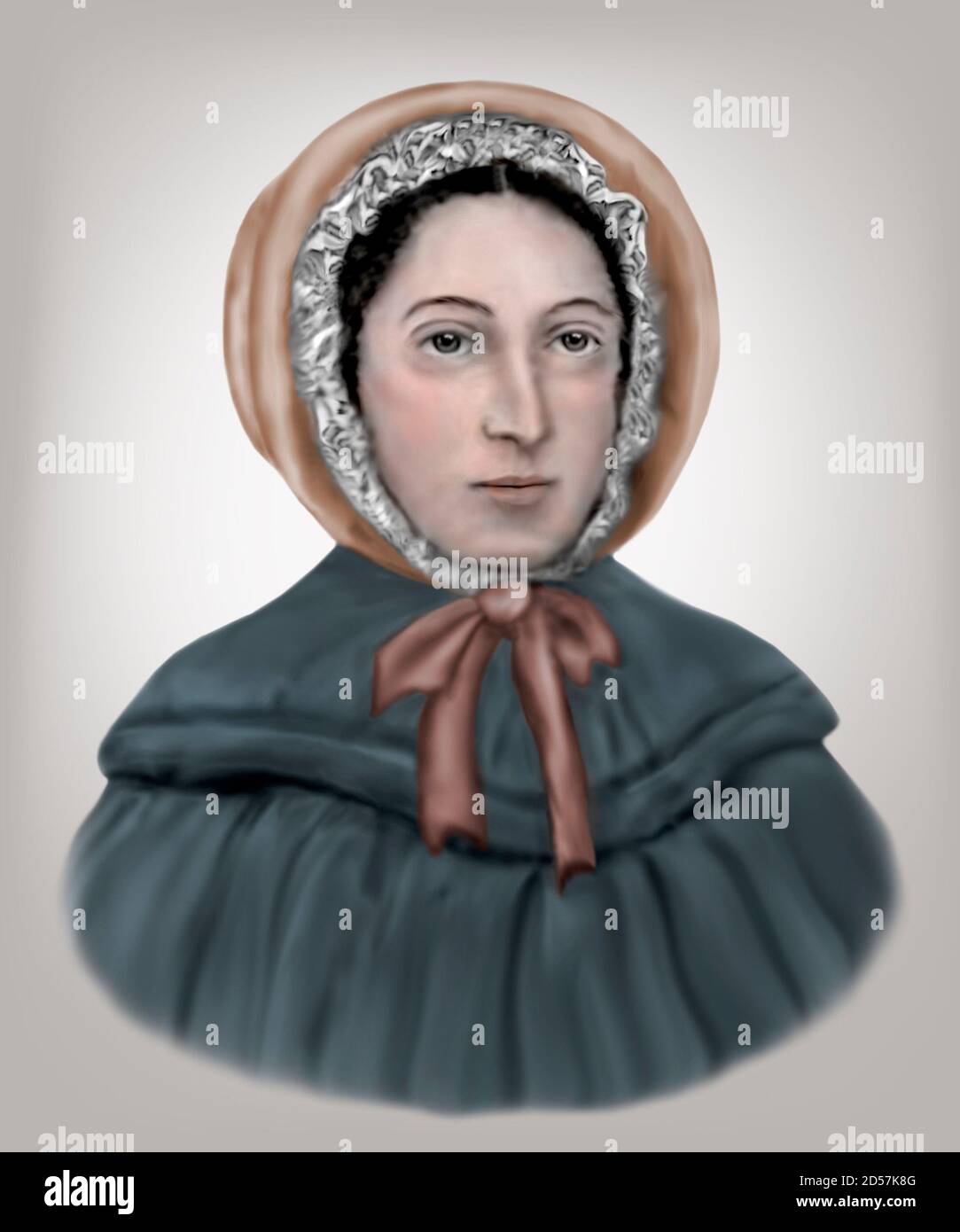 Mary Anning 1799-1847 inglese fossile paleontologo collettore Foto Stock