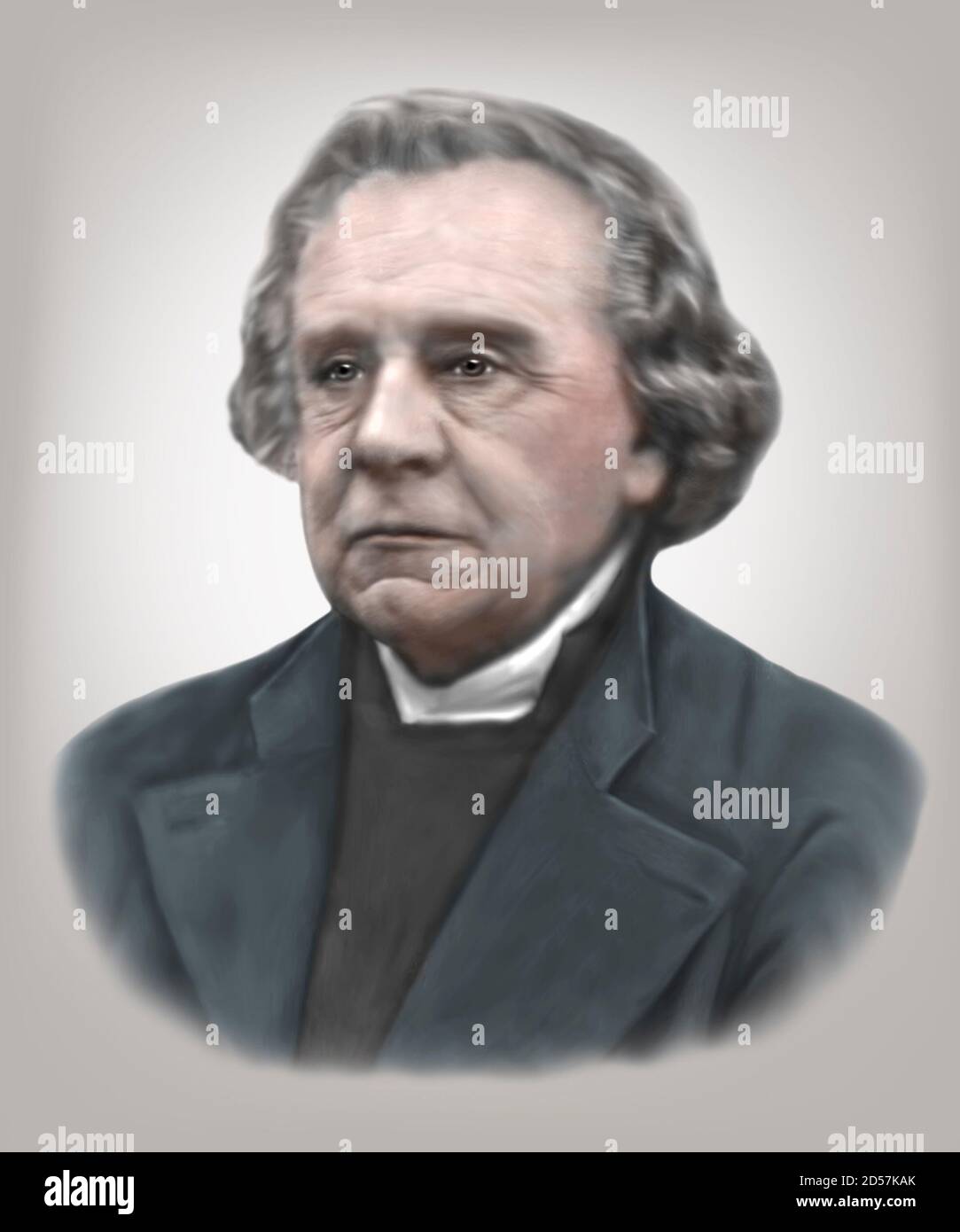 Samuel Wilberforce 1805-1873 Chiesa di Inghilterra Vescovo Foto Stock
