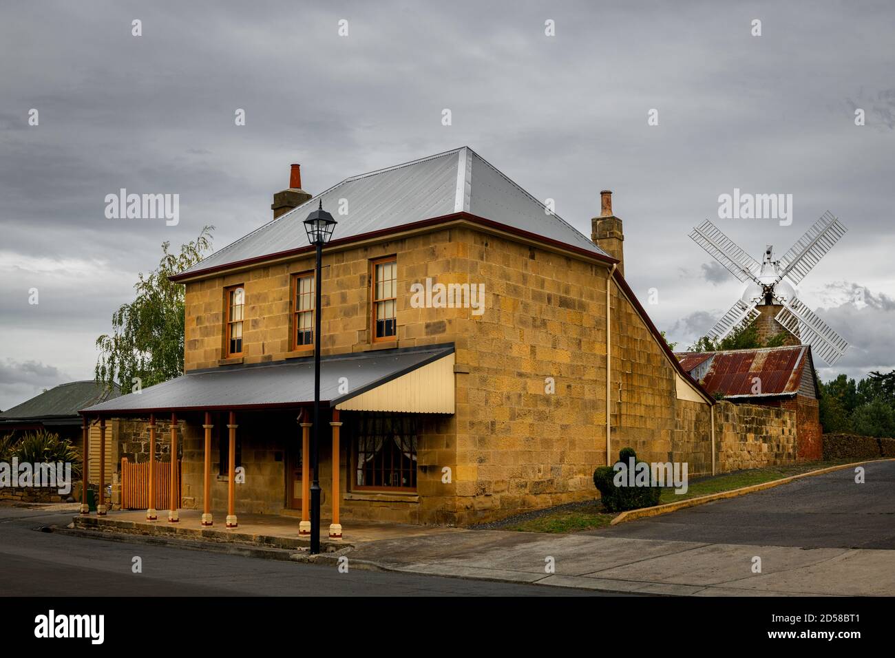 Famoso Callington Mill nella città di Oatlands. Foto Stock