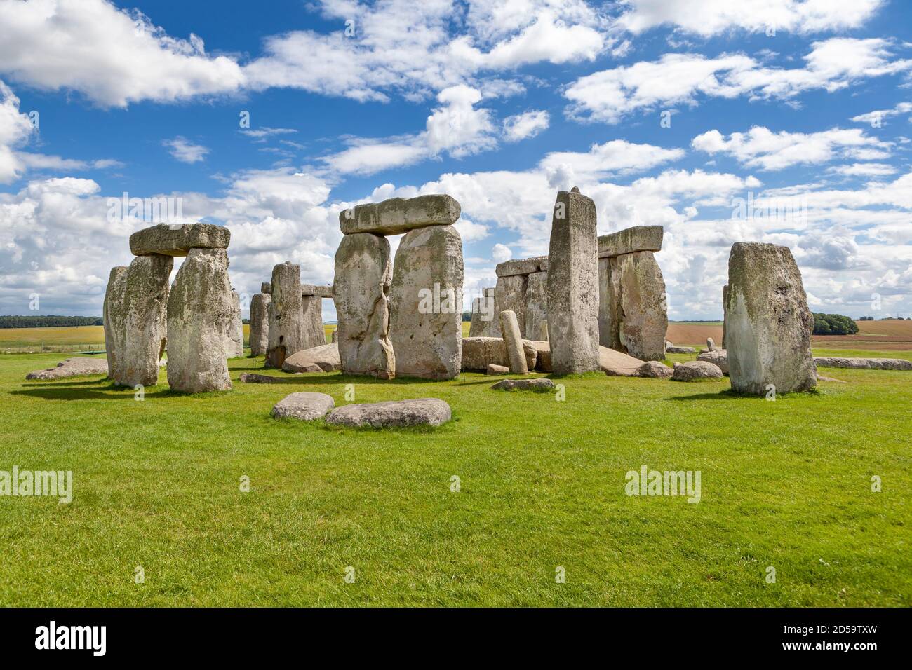 Stonehenge, Wiltshire Foto Stock