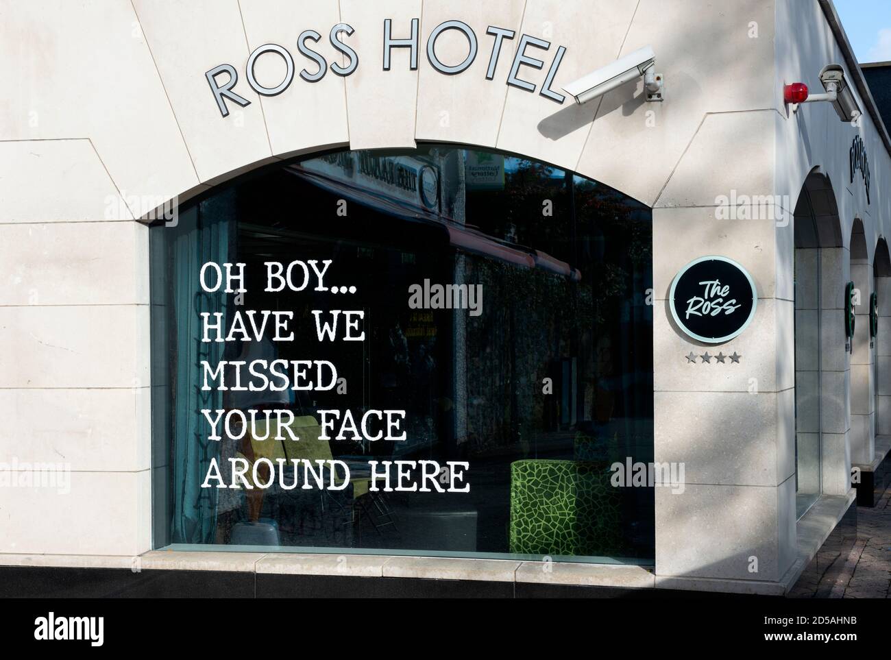 Killarney Shops Bar Restaurant Ross Hotel a Killarney, Contea di Kerry, Irlanda Foto Stock