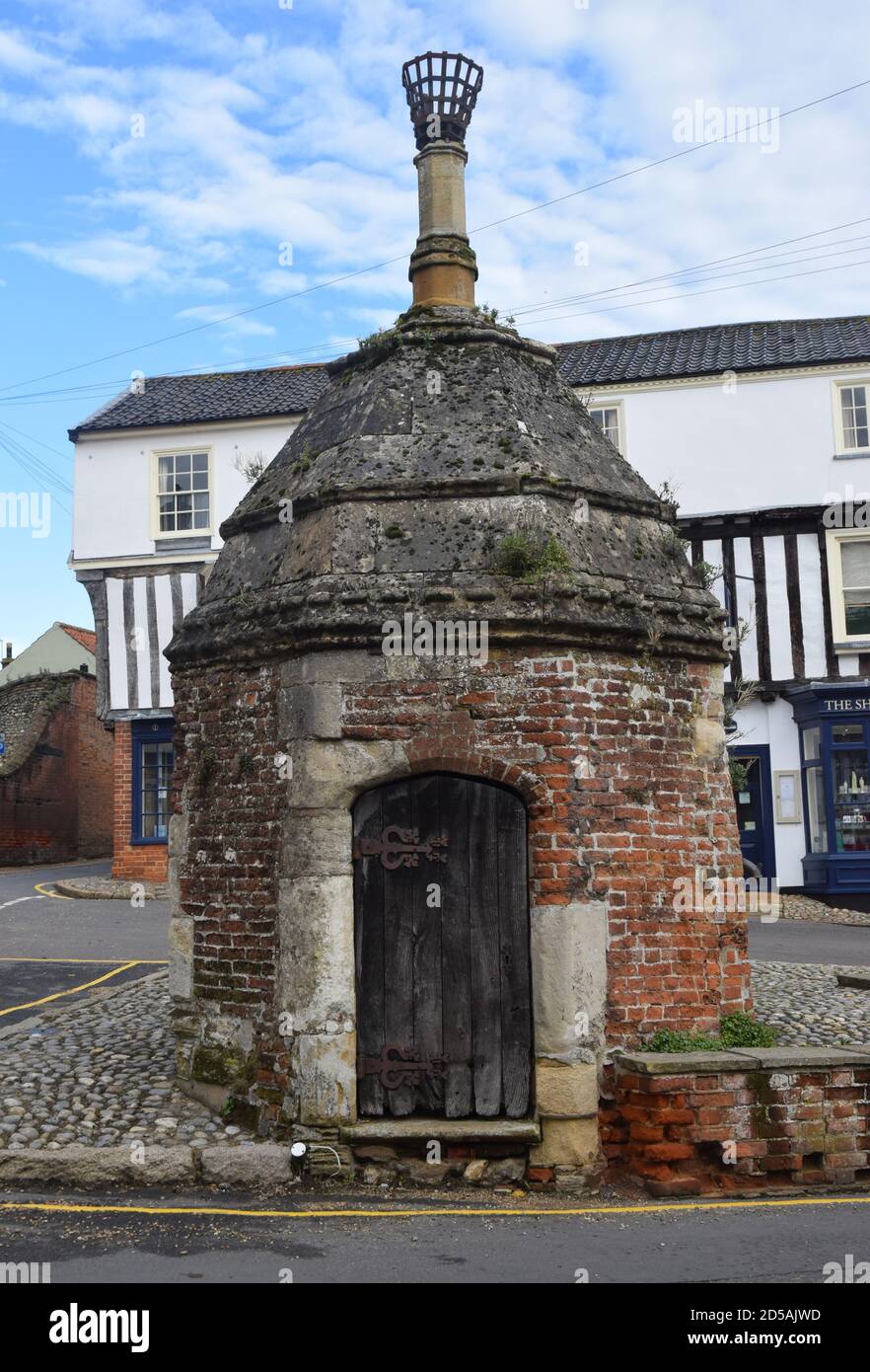 Walsingham Water Pump, Norfolk, Inghilterra, regno unito Foto Stock