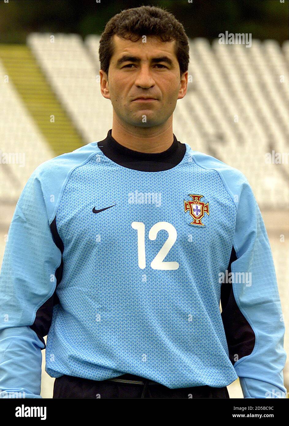 Il portiere portoghese di calcio Pedro Espinha sta per una foto ufficiale  maggio 26. Pedro Espinha