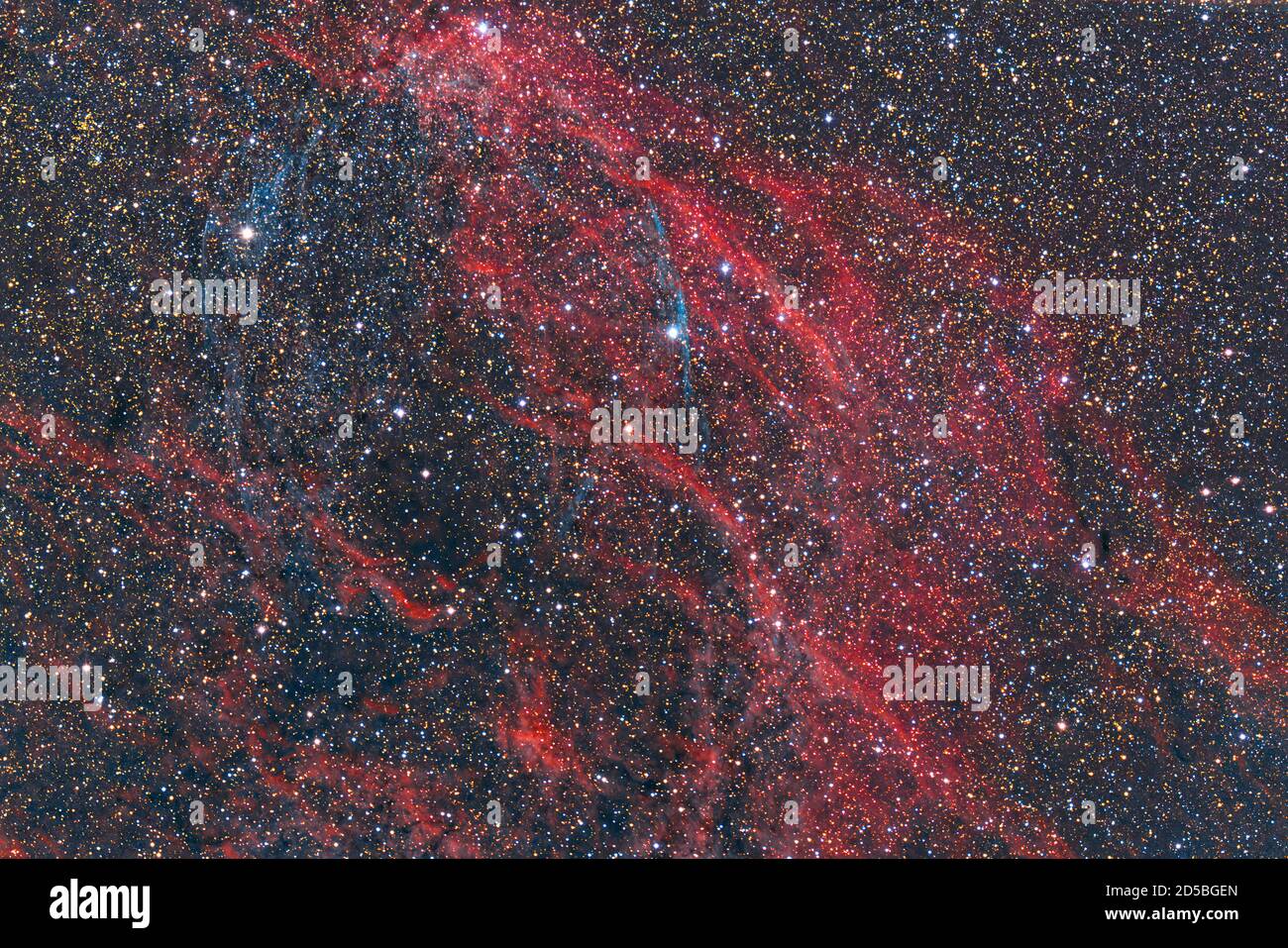 Emissione Nebula in Cignus Foto Stock