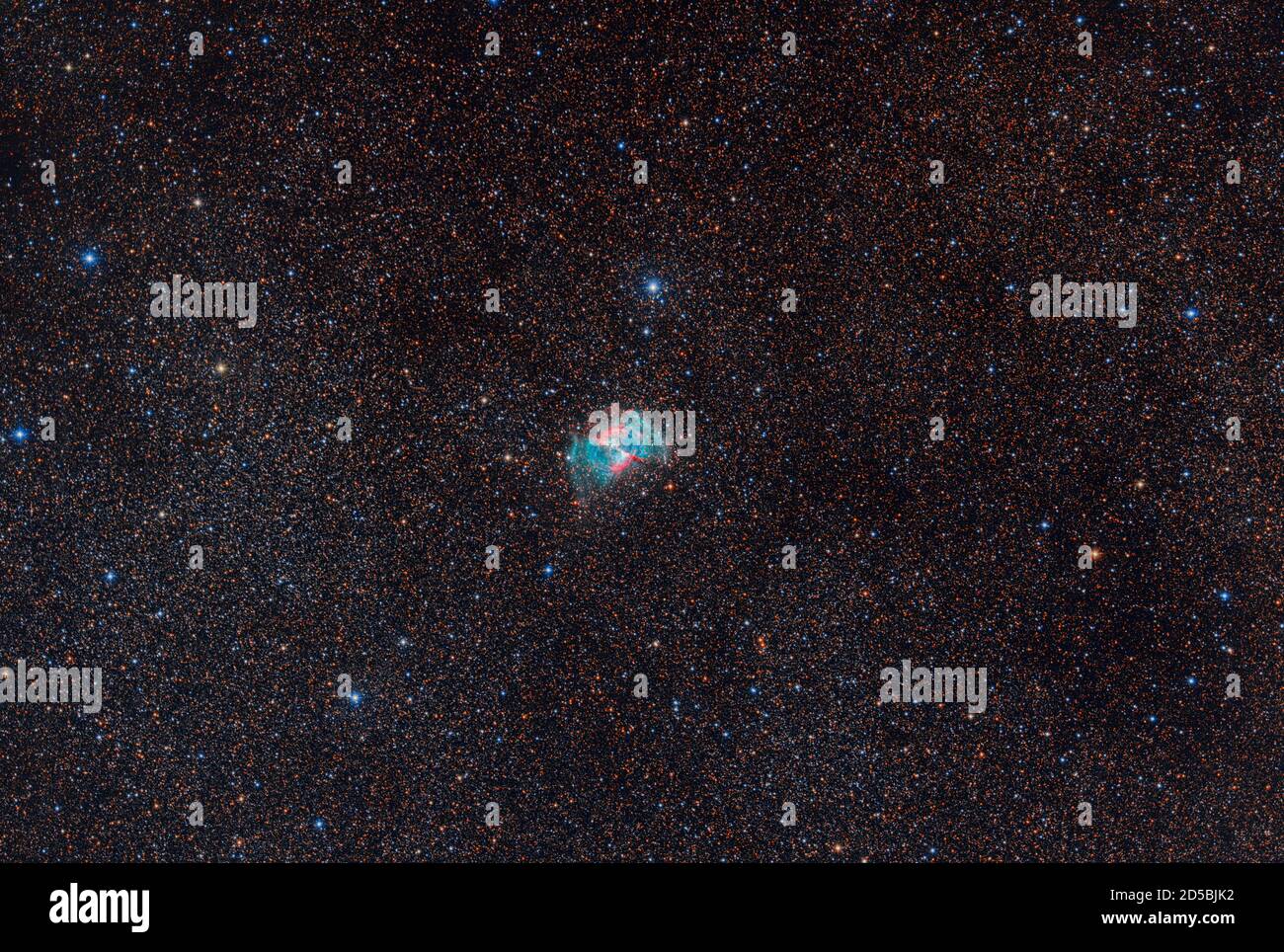 La nebulosa manubrio M27 Foto Stock