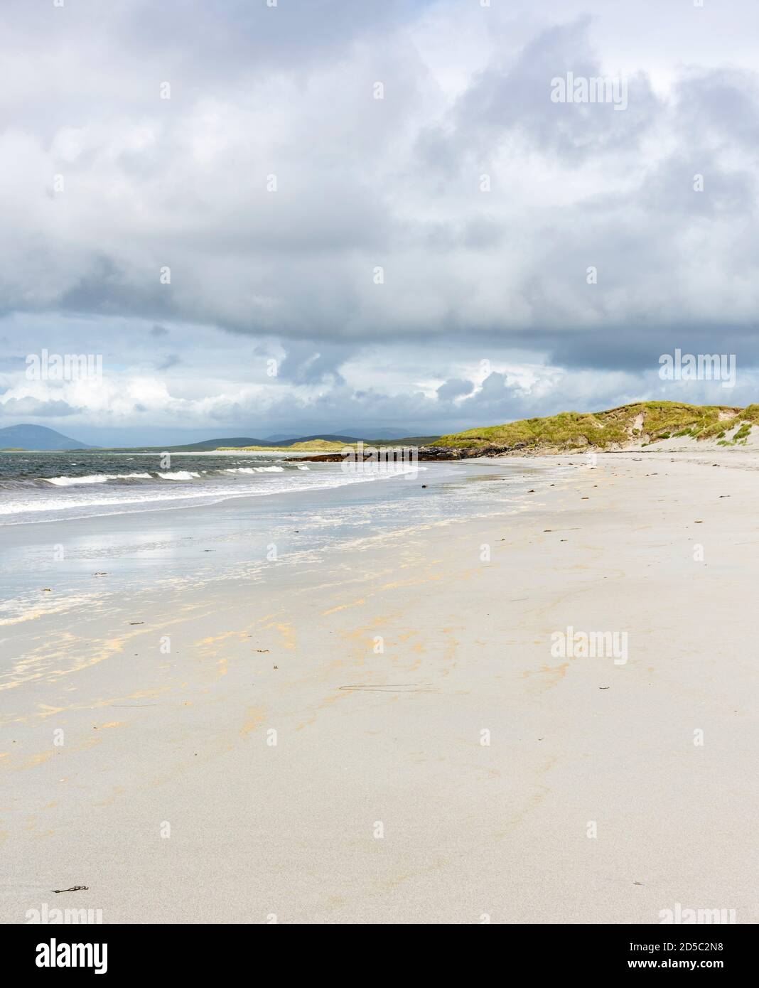 Traigh Hornais spiaggia sull'Isola di North Uist Foto Stock
