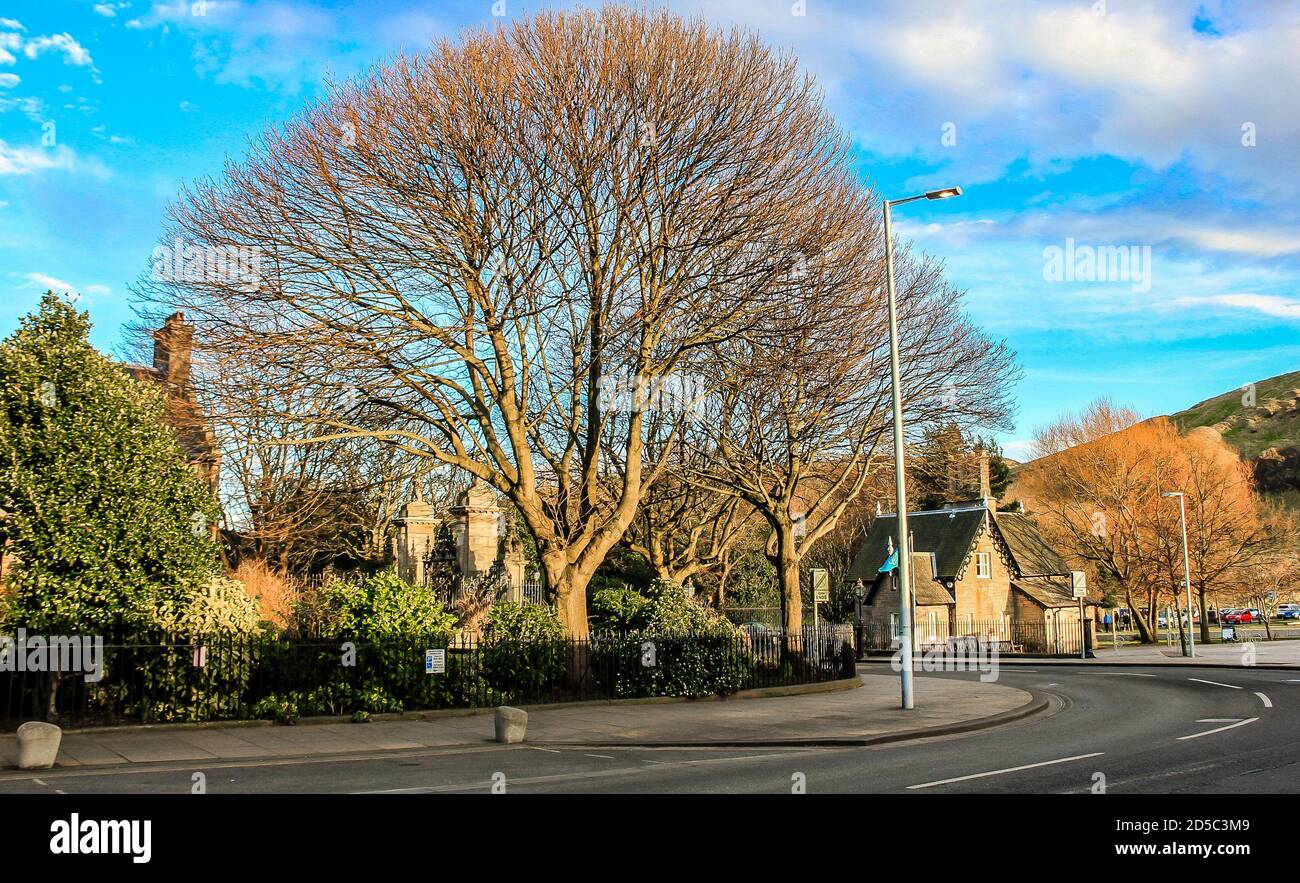 Edimburgo, Scozia. Via della città. Foto Stock