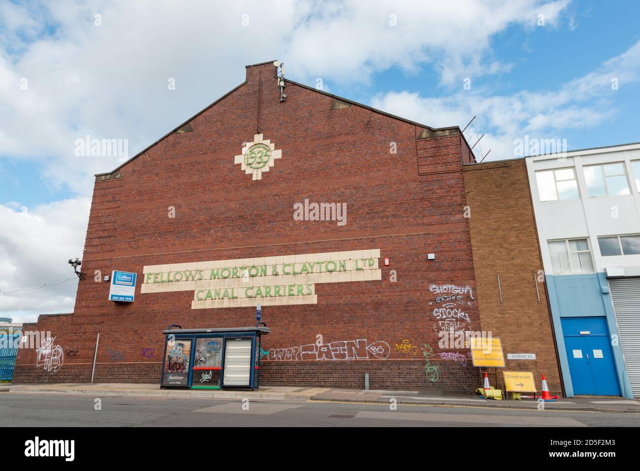 L'edificio Fellows Morton e Clayton a Digbeth, Birmingham, Regno Unito Foto Stock