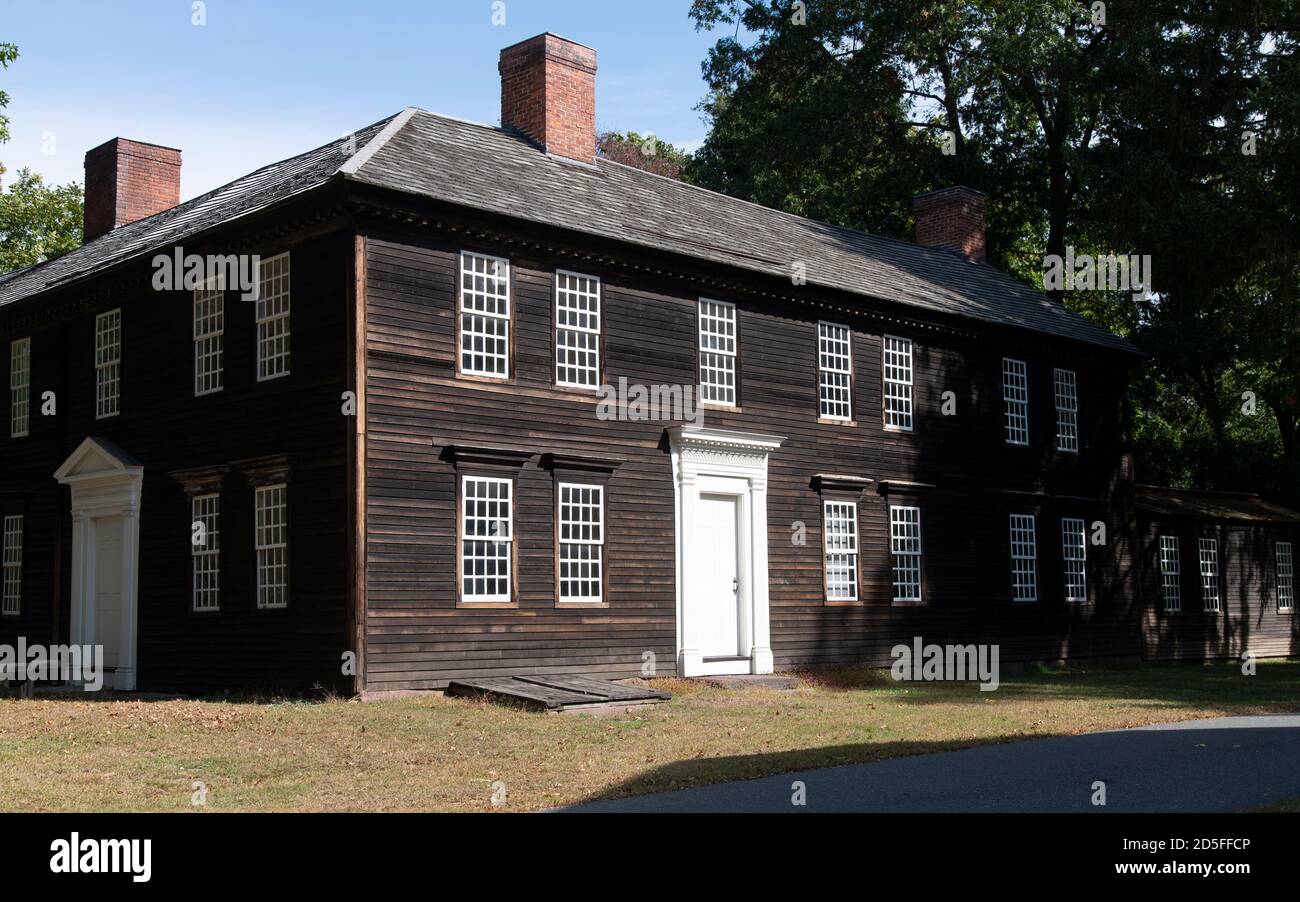 Historic Deerfield Village, Deerfield, Massachusetts, USA, The Barnard Tavern, 1795 Foto Stock