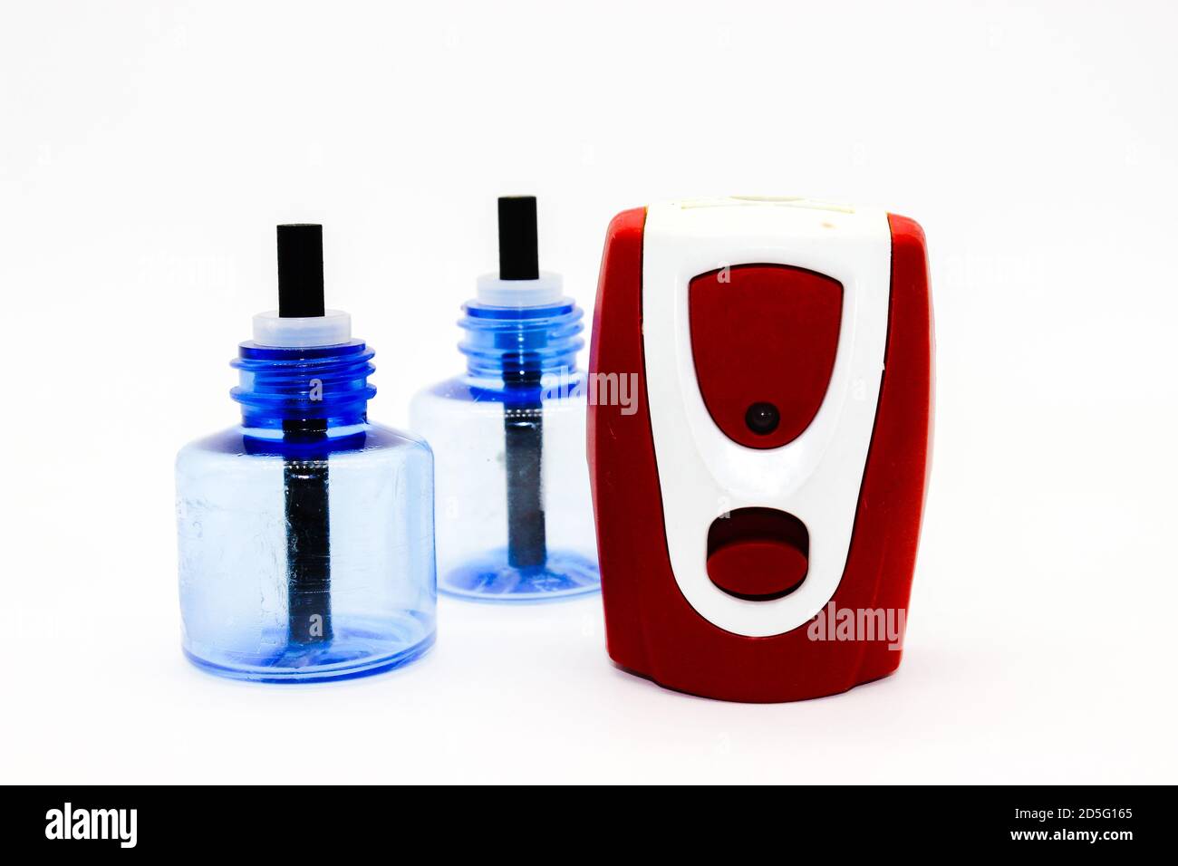 Un'immagine di repellente per zanzare con fuoco selettivo Foto Stock