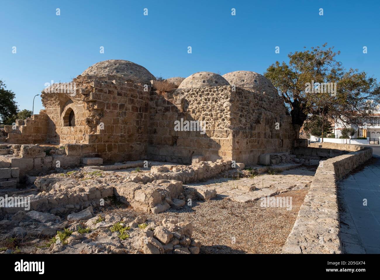 Terme di epoca ottomana medievale a Kato Pafos, Paphos, Cipro Foto Stock