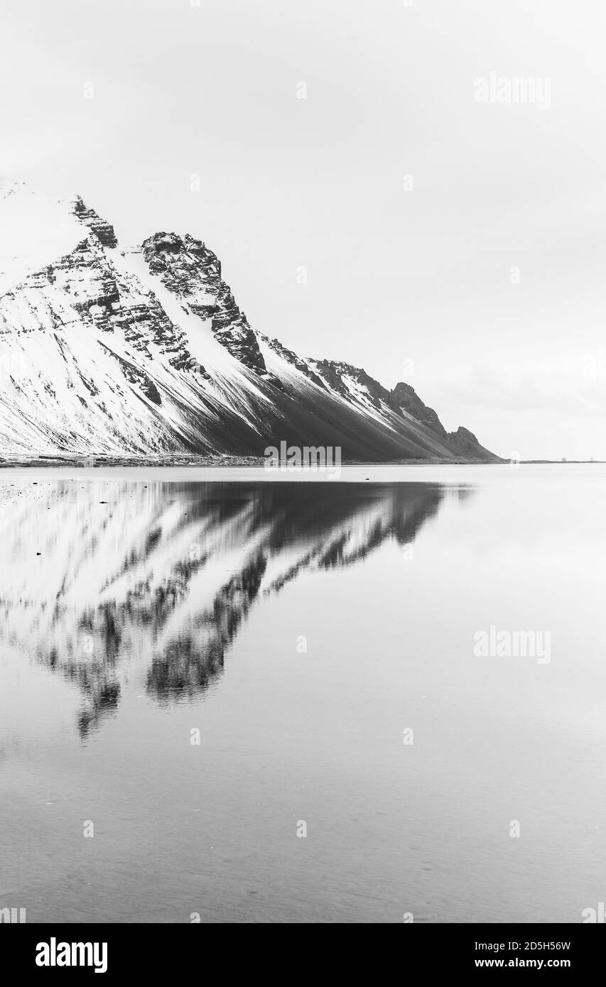 Stokksnes península, Hofn, Sud dell'Islanda, Islanda, Europa Foto Stock