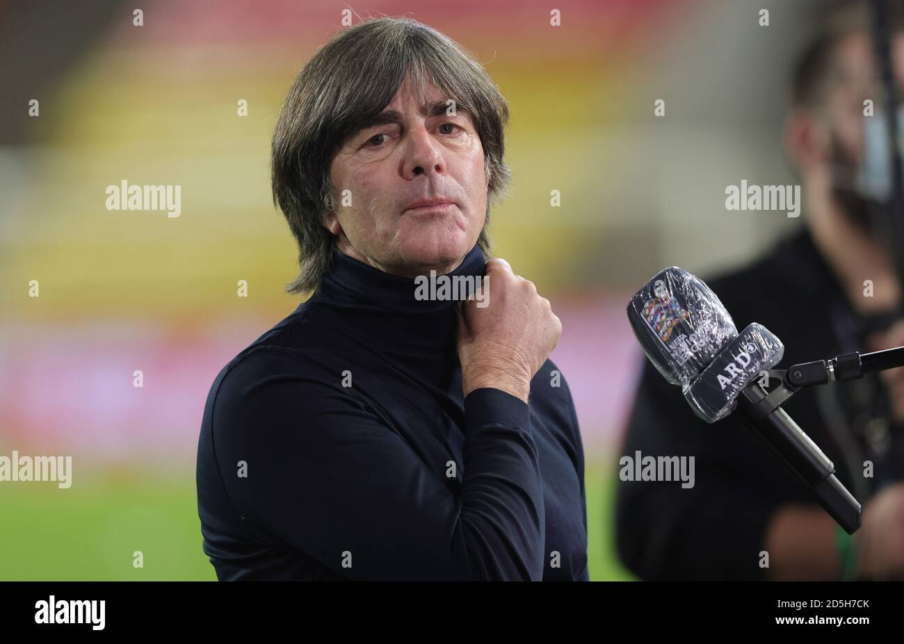 Firo: 13.10.2020 Fuvuball, Calcio: UEFA NATIONS LEAGUE, LV§nderspiel Nationalmannschaft Germania, GER - Svizzera, sui, Joachim LV? w, Ritratto, Intervista, Bundescoach | utilizzo in tutto il mondo Foto Stock