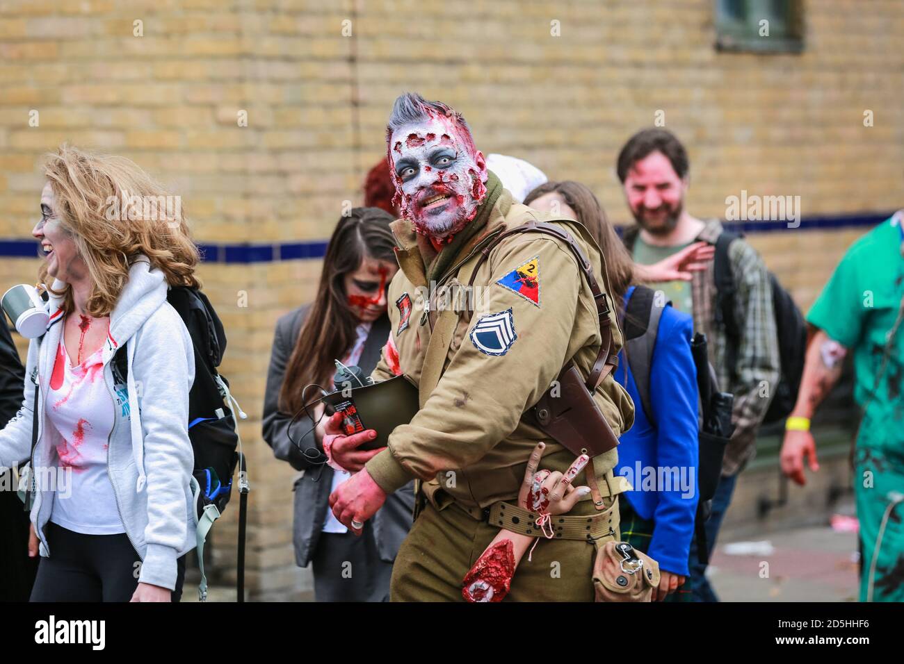 Londra, Regno Unito. Giornata mondiale dello zombie: Londra. Credito: Waldemar Sikora Foto Stock