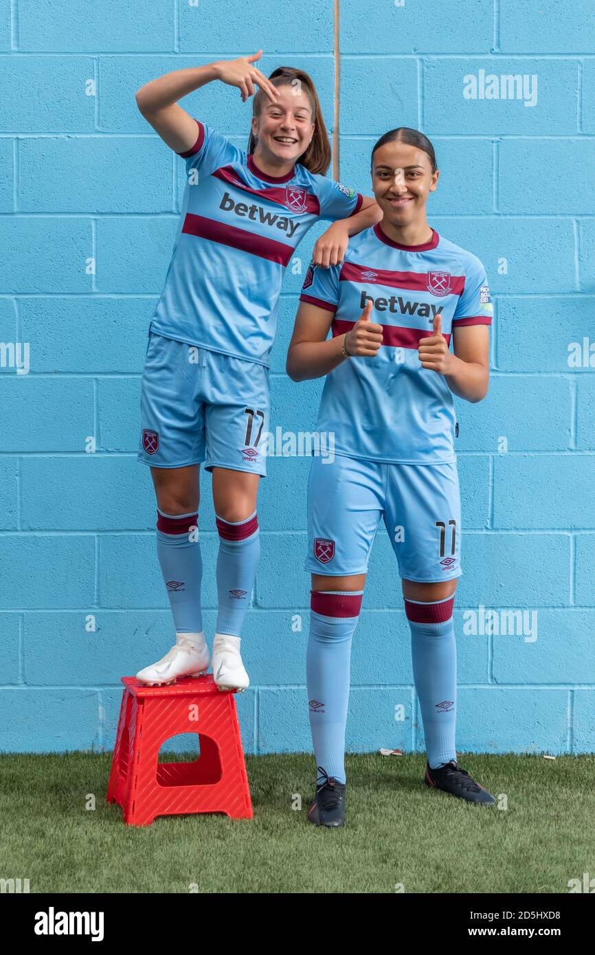 Giornata dei media del West Ham Football Club Foto Stock