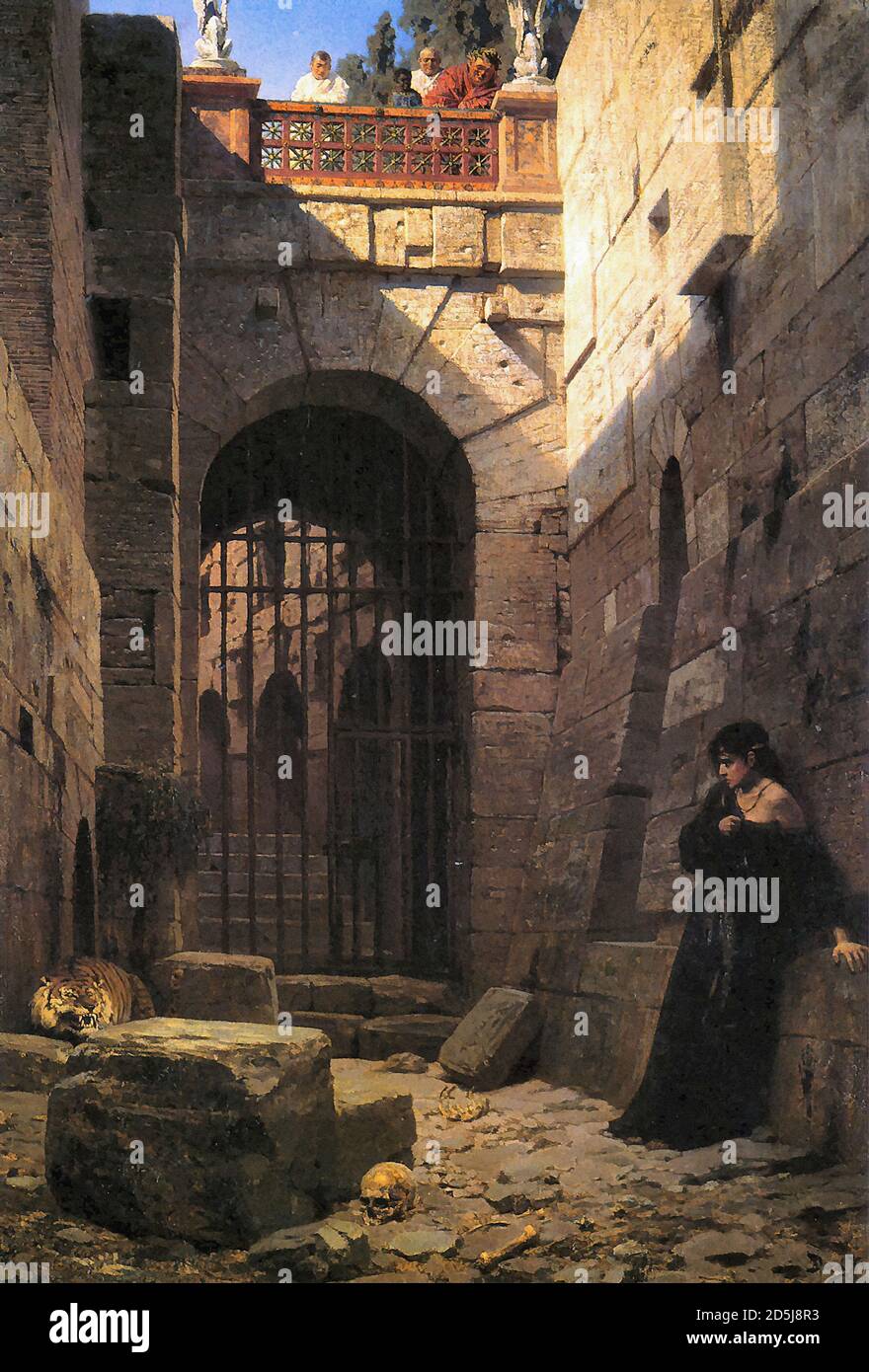 Polenov Vasiliy - intrattenimento di Cesare - Scuola Russa - 19 Secolo Foto Stock