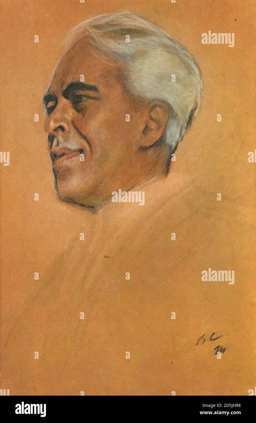 Serov Valentin - Ritratto di Konstantin Sergeyevich Stanislavski 2 - Scuola russa - 19 ° secolo Foto Stock