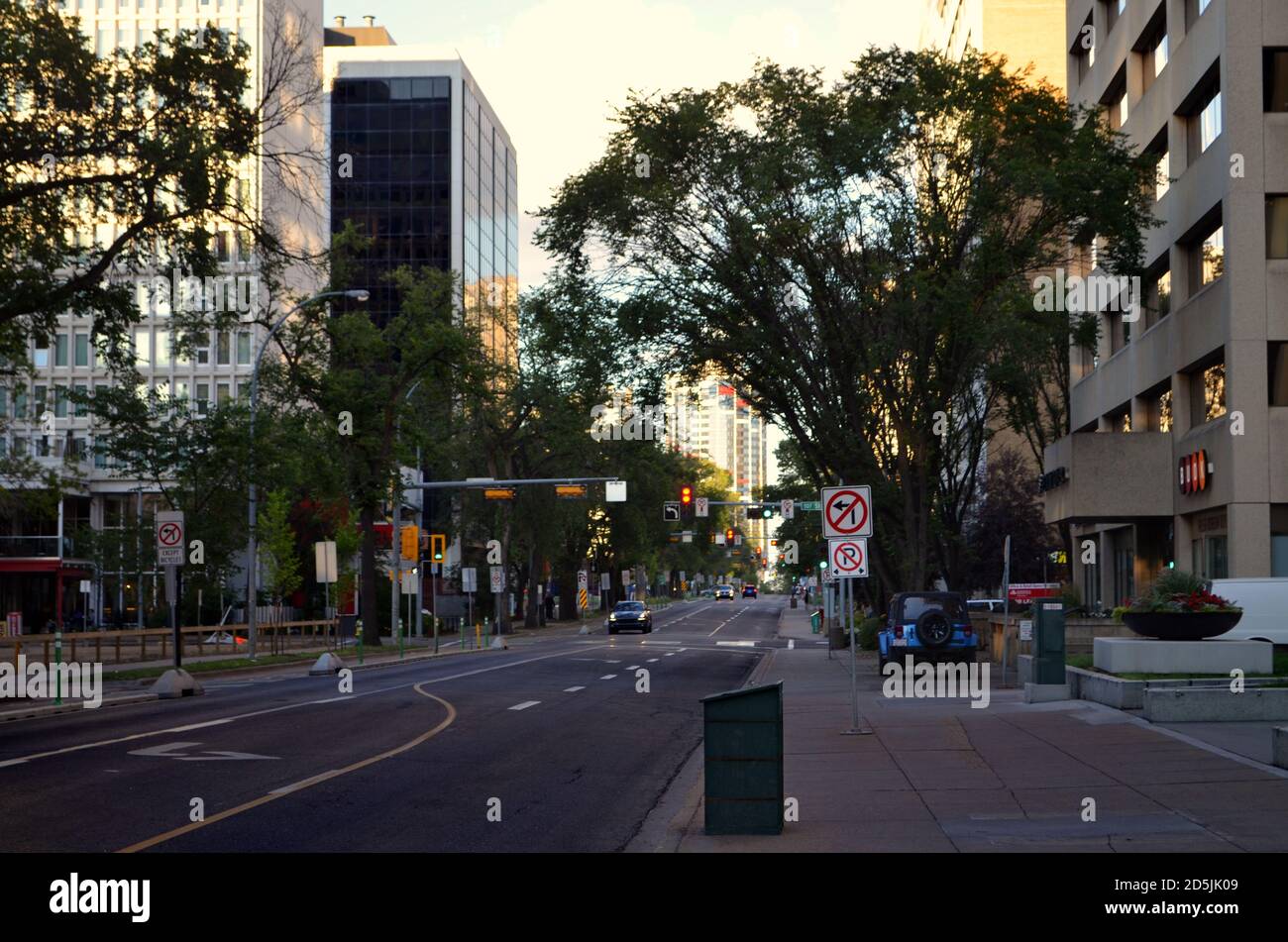 Alberta, Canada - Edmonton City Centre Foto Stock