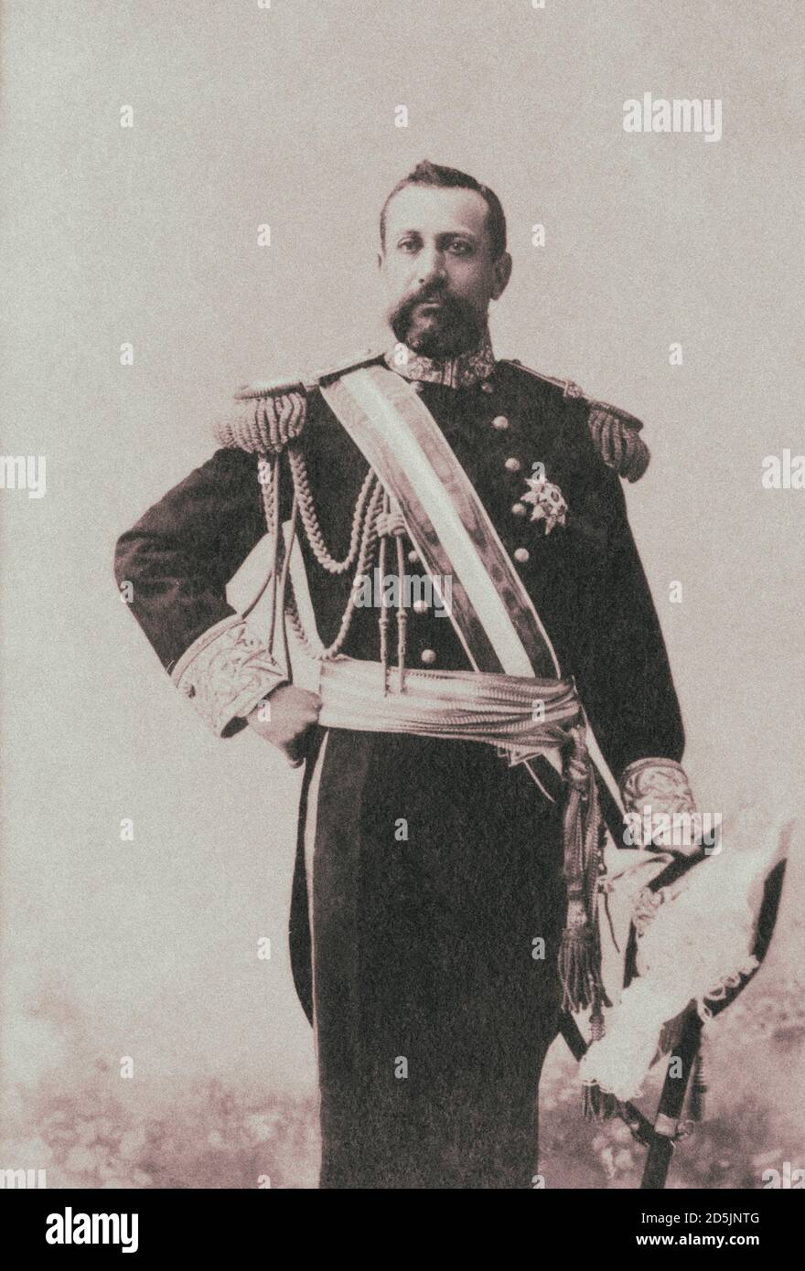 Alberto i (Alberto Honoré Carlo Grimaldi, 1848 – Monaco, 1922) fu Principe di Monaco dal 10 settembre 1889 fino alla sua morte. Lui devo Foto Stock