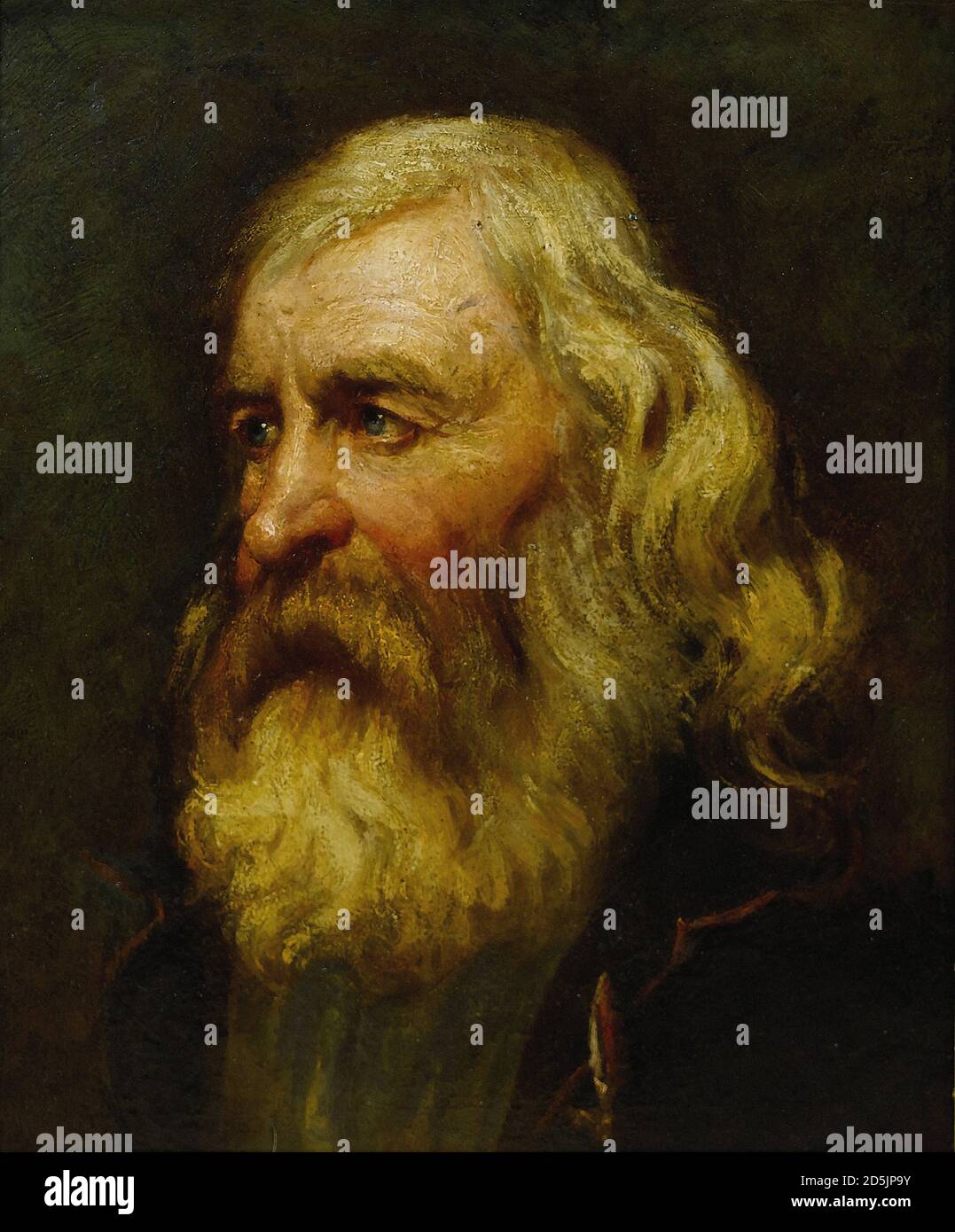 Yaroshenko Nikolai - Ritratto di un mercante - Scuola Russa - 19 e inizio del 20 ° secolo Foto Stock