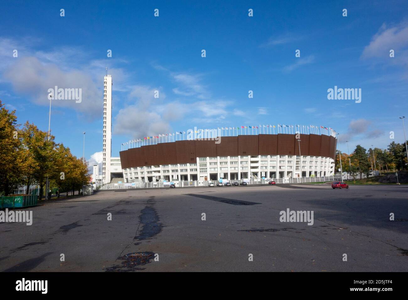 Helsinki Olympic Stadium Foto Stock