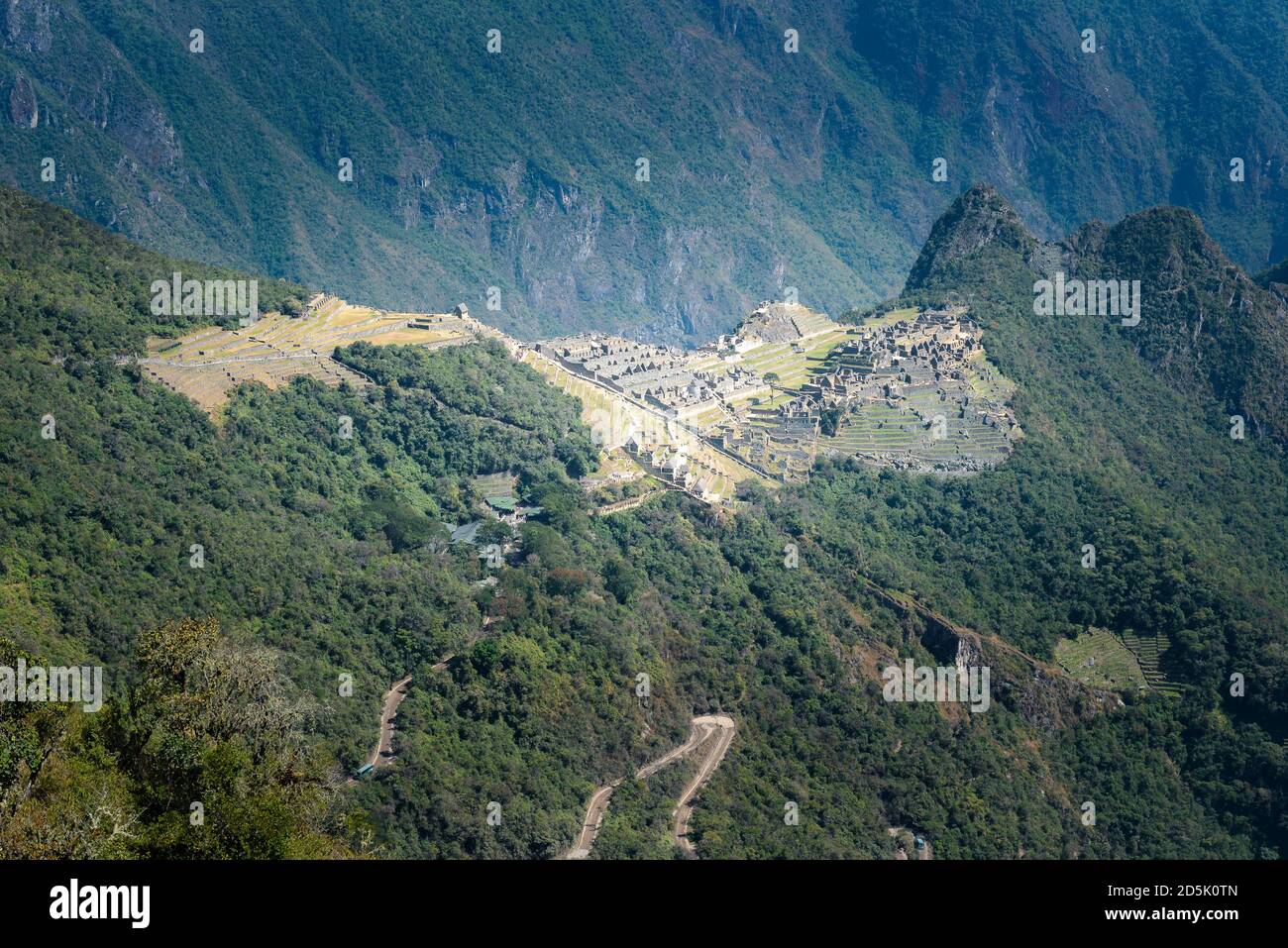 Machu Picchu sito archeologico, Perù Foto Stock
