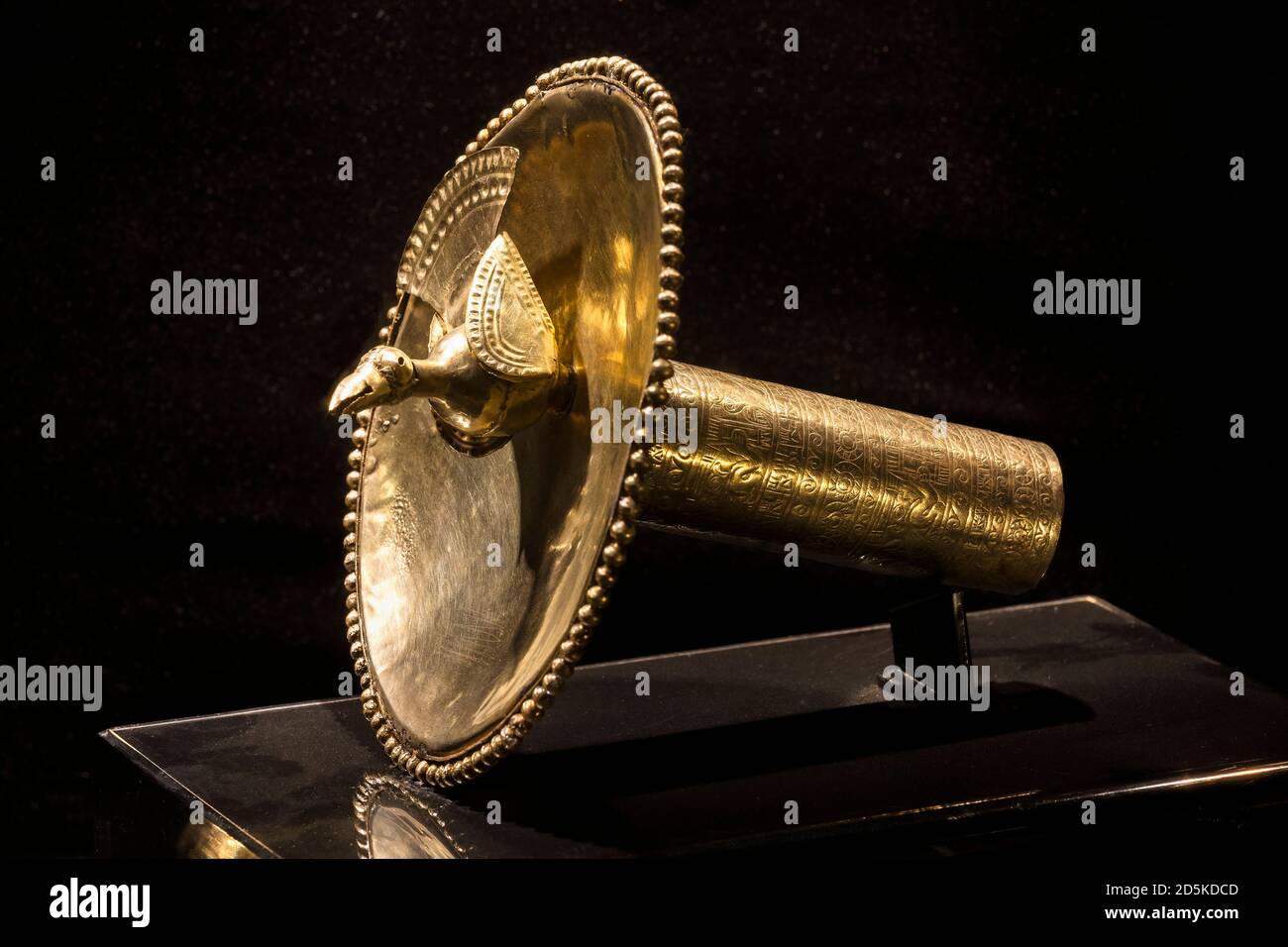 Orafa della cultura chimu, la galleria di oggetti di metallo, 'Museo Nazionale di Archeologia, Antropologia e Storia del Perù', Lima, Perù, Sud America Foto Stock