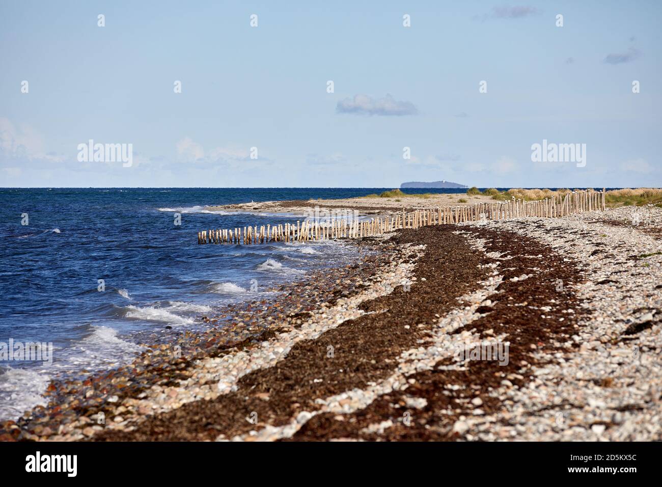 Costa settentrionale di Samsø, vicino a Issehoved; Danimarca Foto Stock