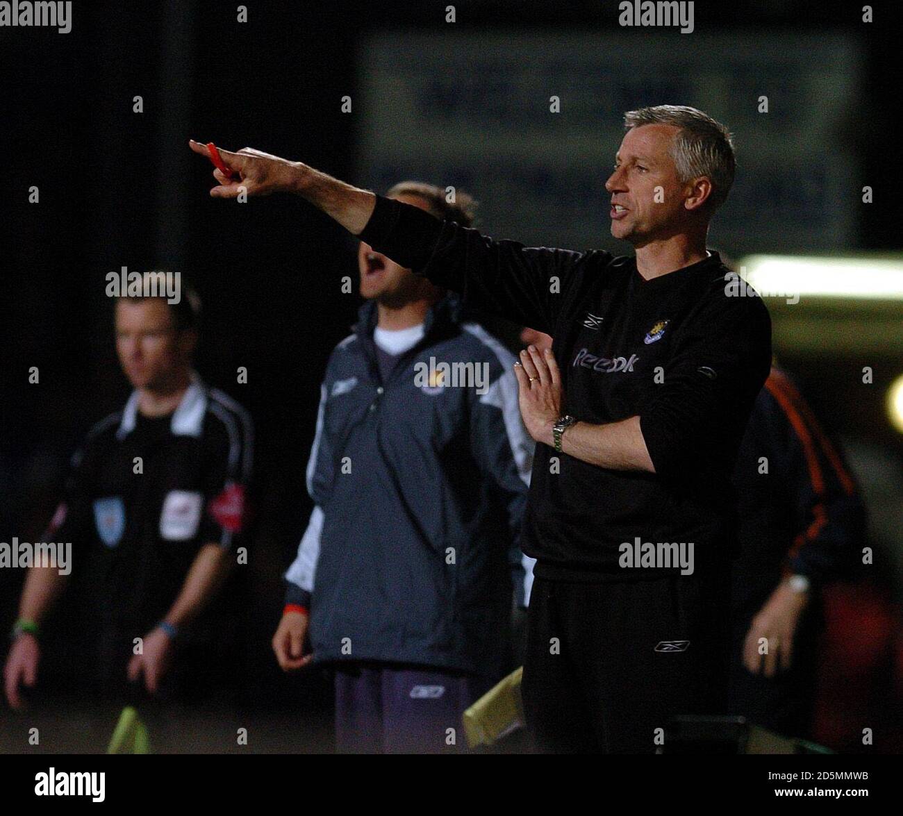 Il manager di West Ham United, Alan Pardew Foto Stock