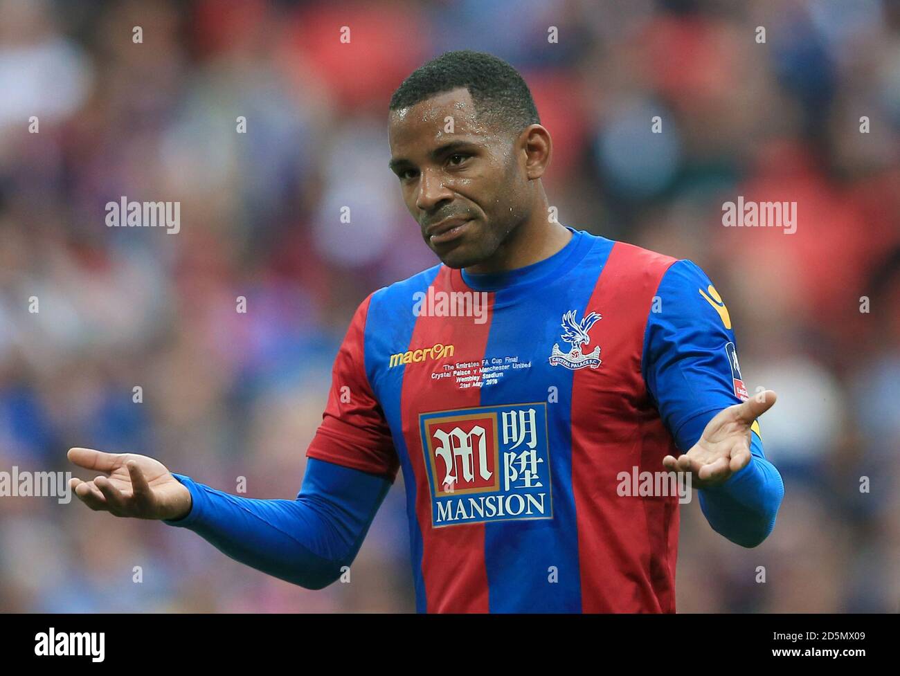 Jason Puncheon di Crystal Palace si stringe le spalle Foto Stock