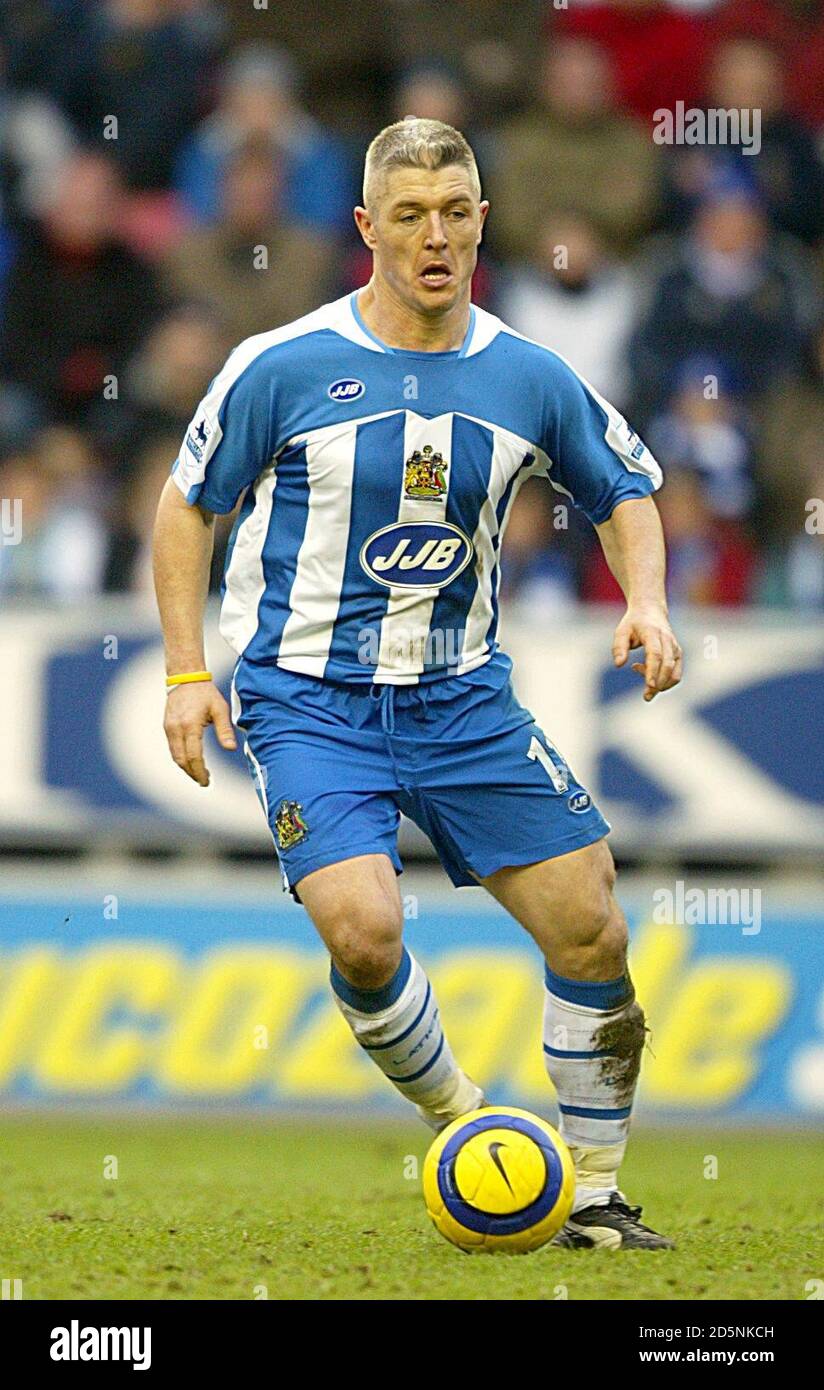 Graham Kavanagh di Wigan Athletic Foto Stock