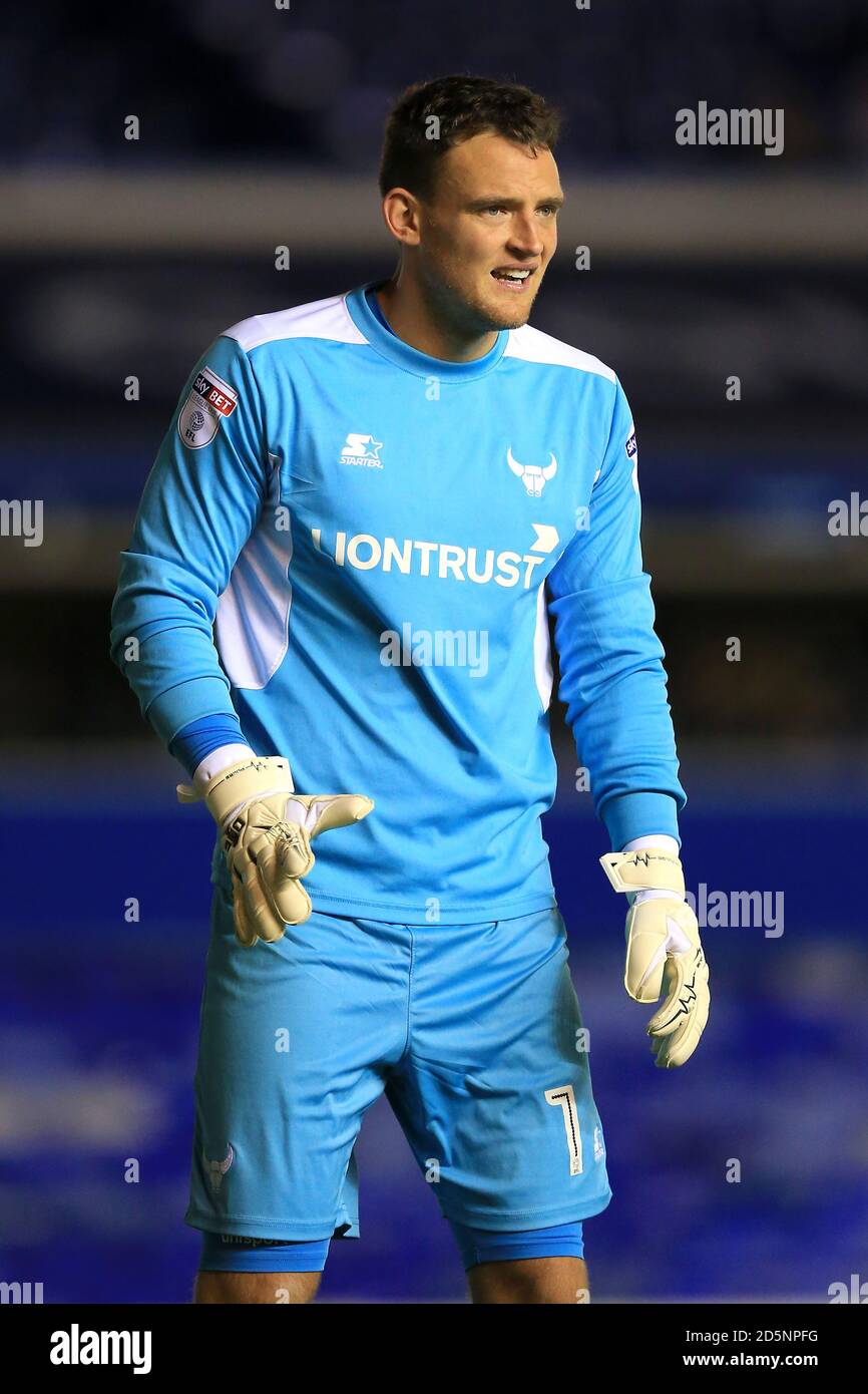 Oxford United portiere Simon Eastwood Foto Stock