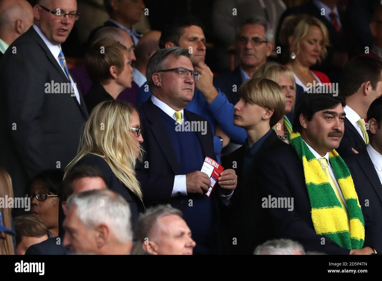 Norwich City presidente ed Balls Foto Stock