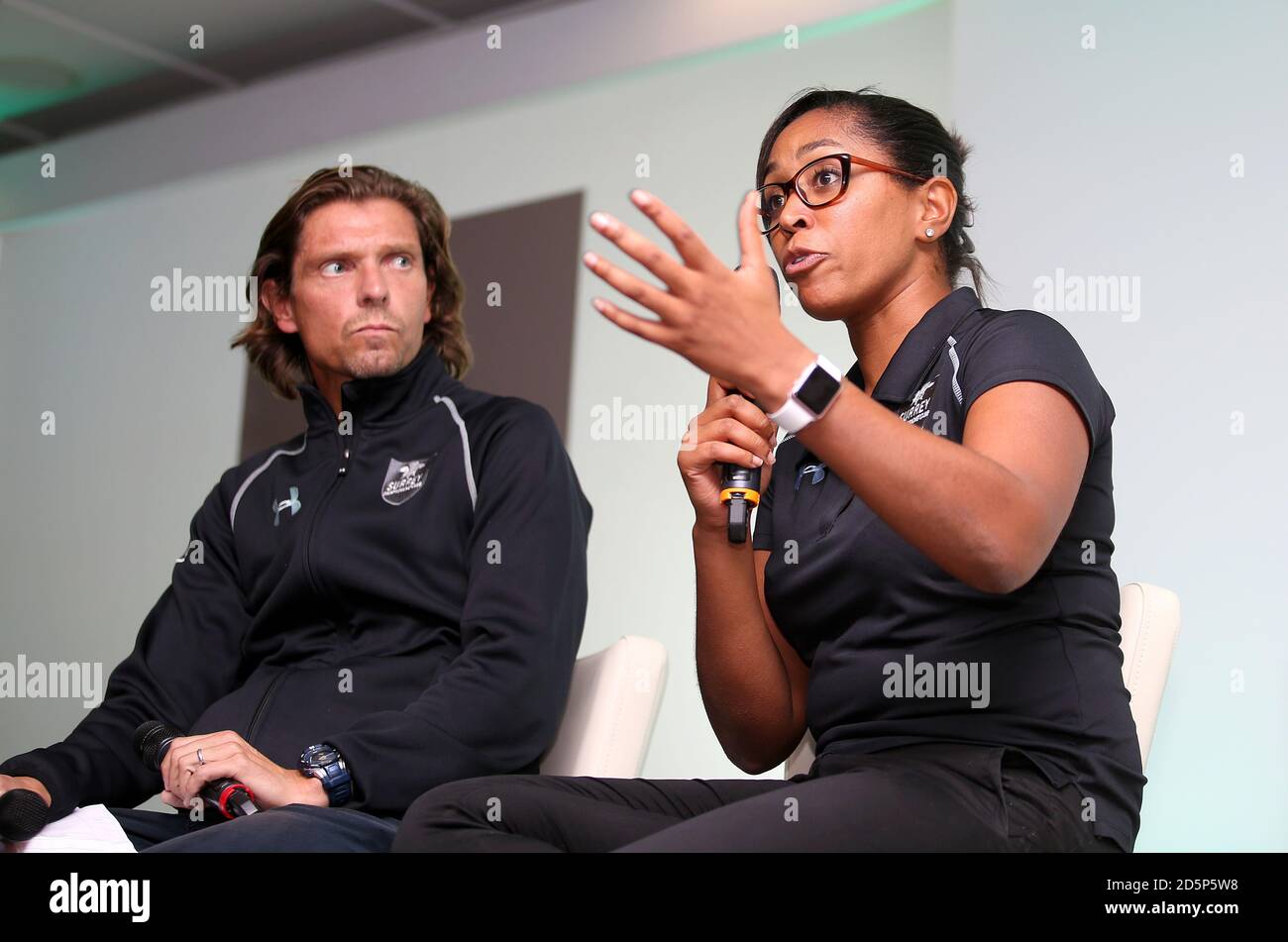 Direttore Surrey del cricket femminile Ebony Rainford-Brent Foto Stock