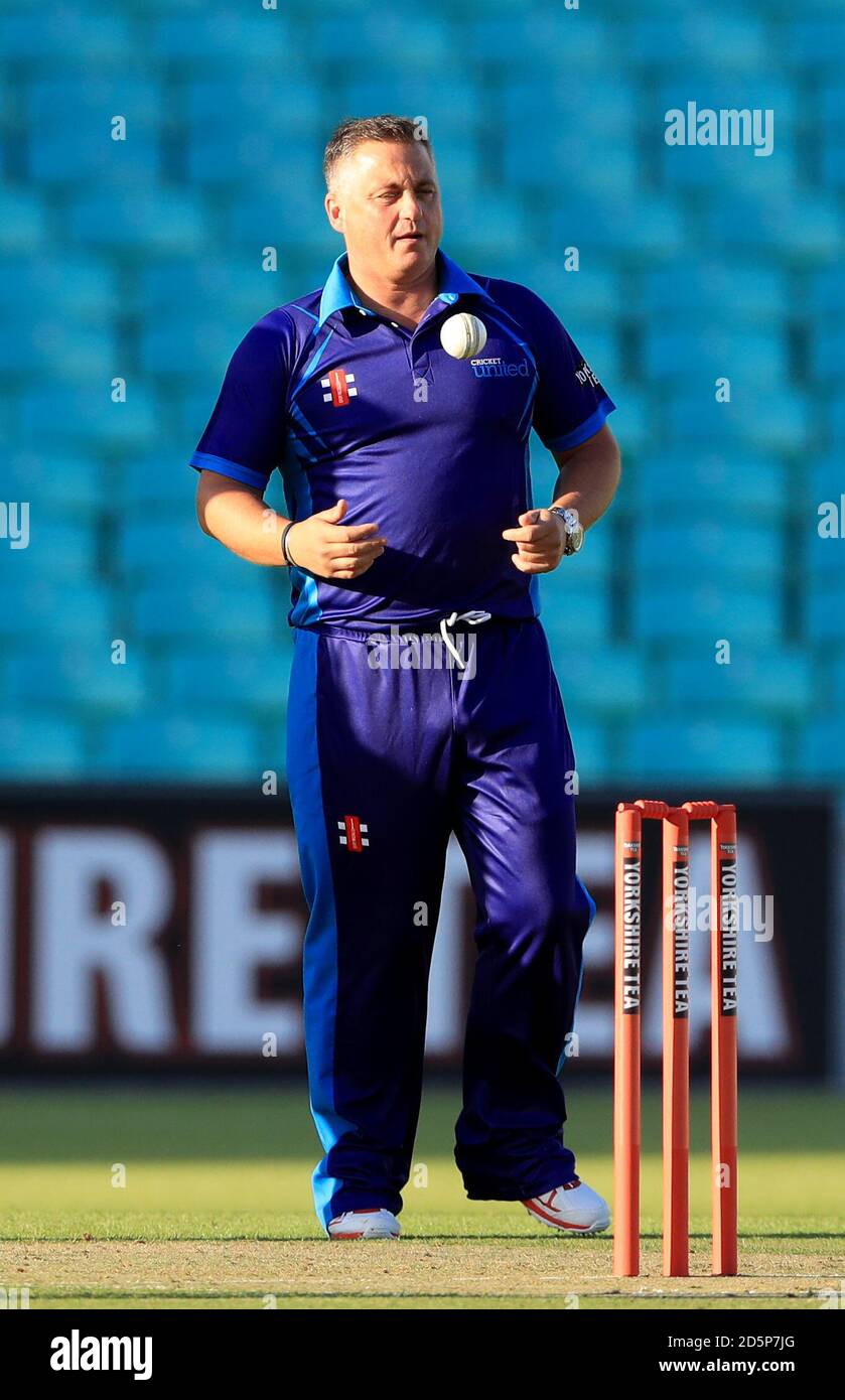 Darren Gough di Cricket United Foto Stock