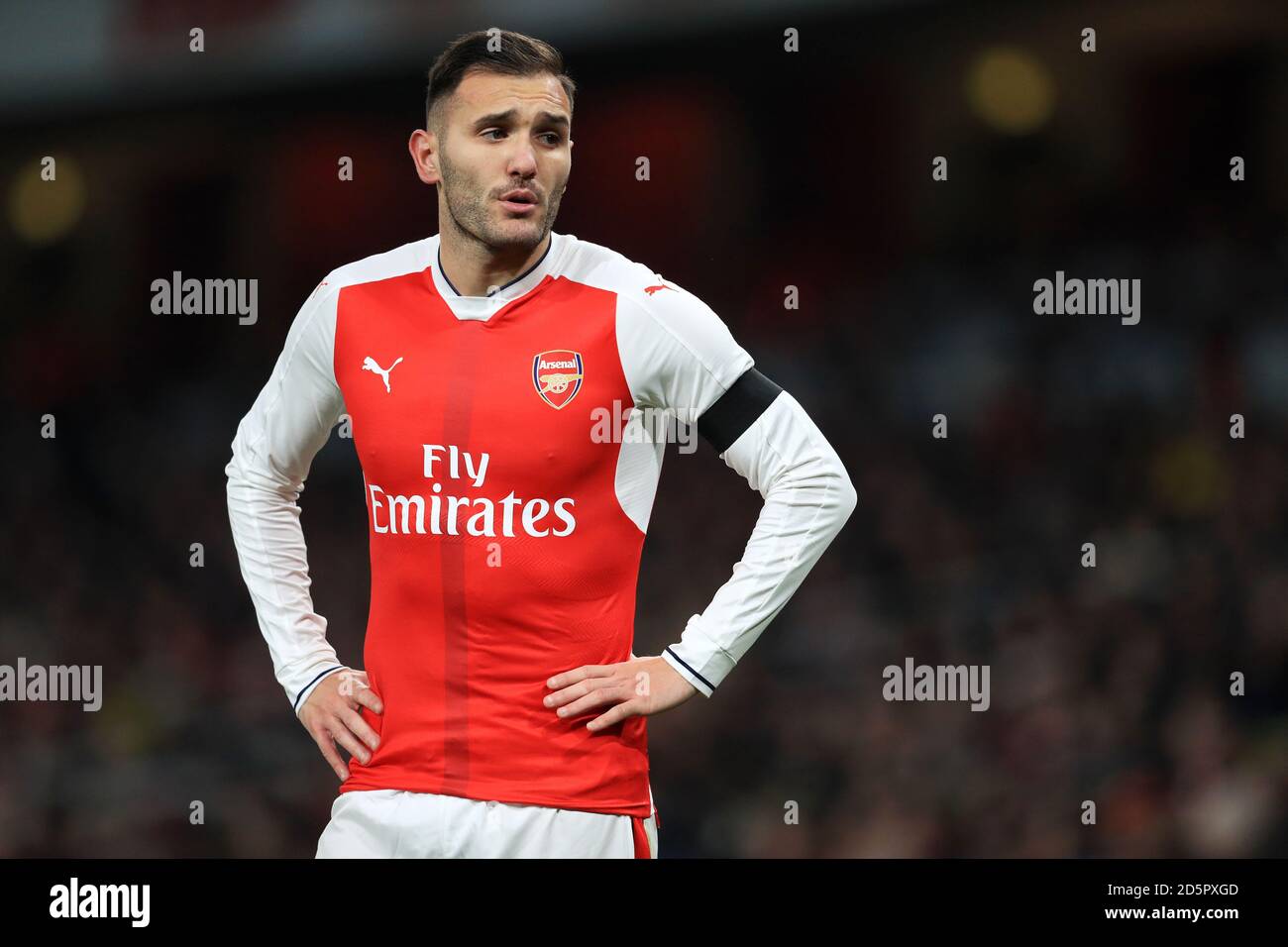 Dell'Arsenal Lucas Perez Foto Stock