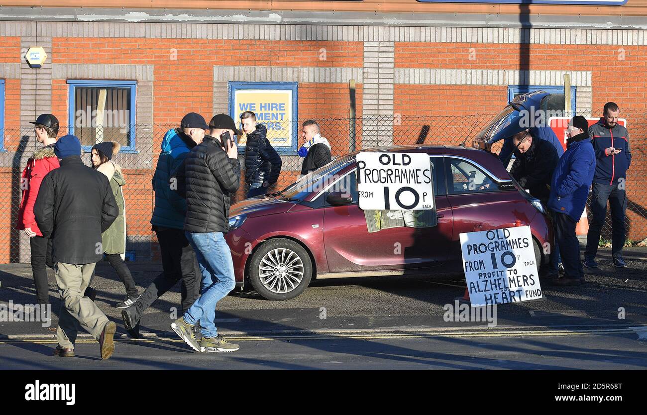 Vecchi programmi vecchio vendita per 10P fuori terra prima il gioco Foto Stock