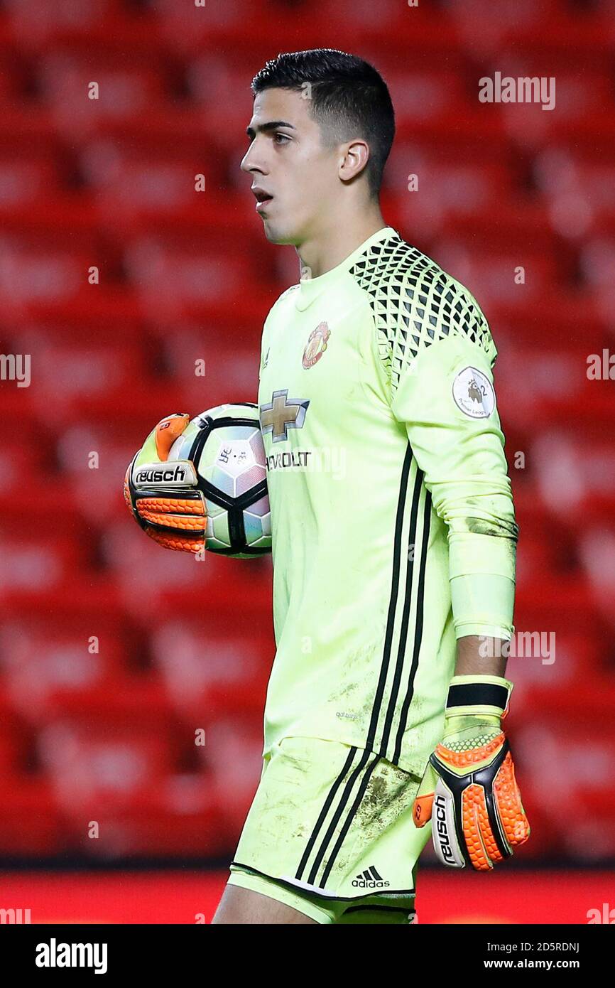 Il portiere Unito di Manchester Joel Pereira Foto Stock