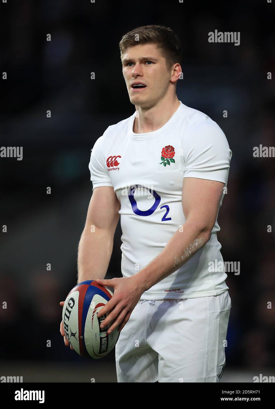 L'Inghilterra del Owen Farrell Foto Stock