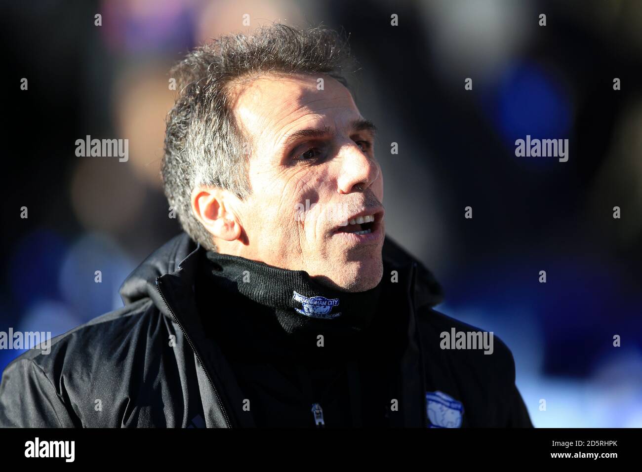 Birmingham City manager di Gianfranco ZOLA Foto Stock
