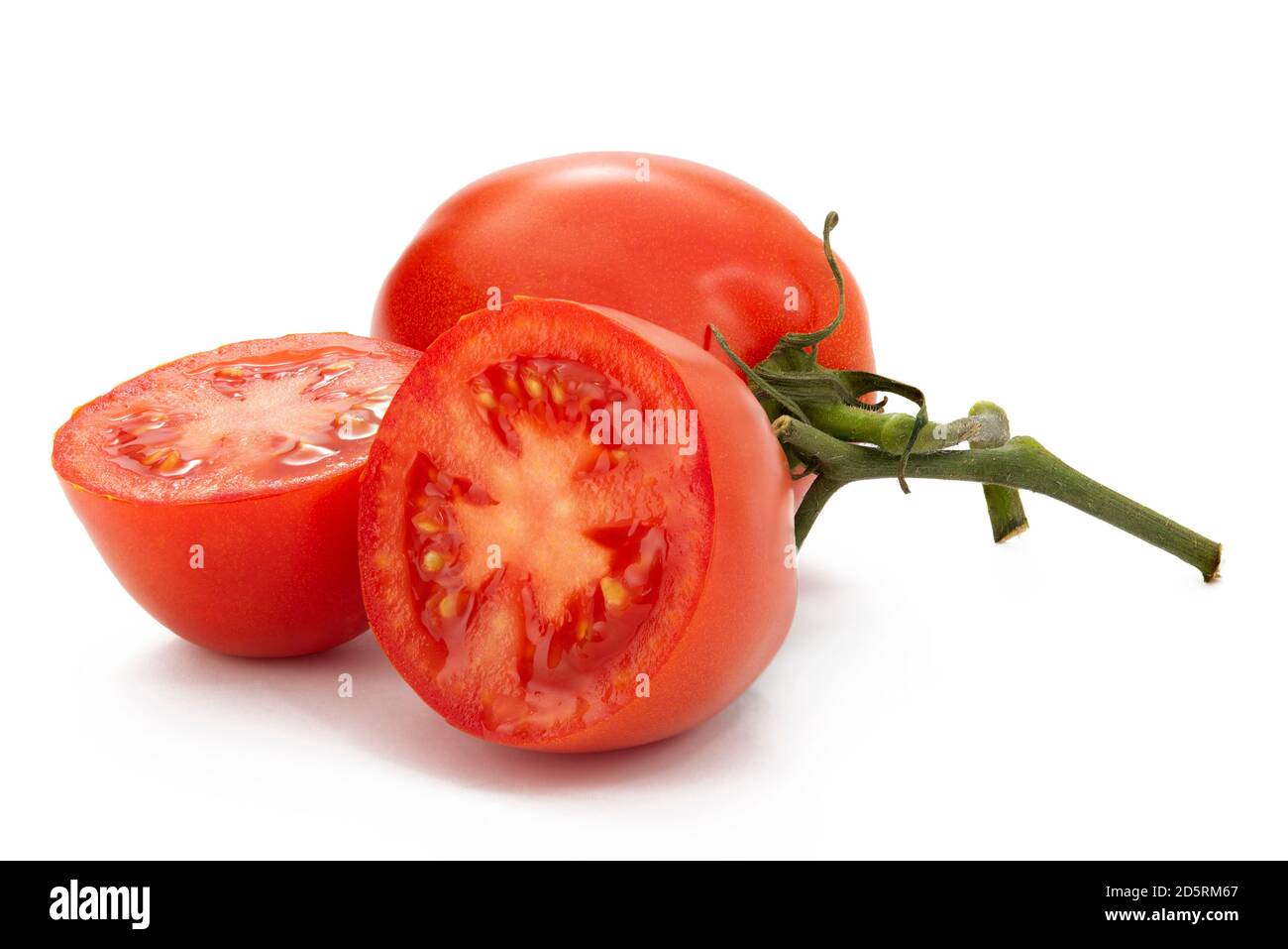 pomodori di roma o di prugne Foto Stock